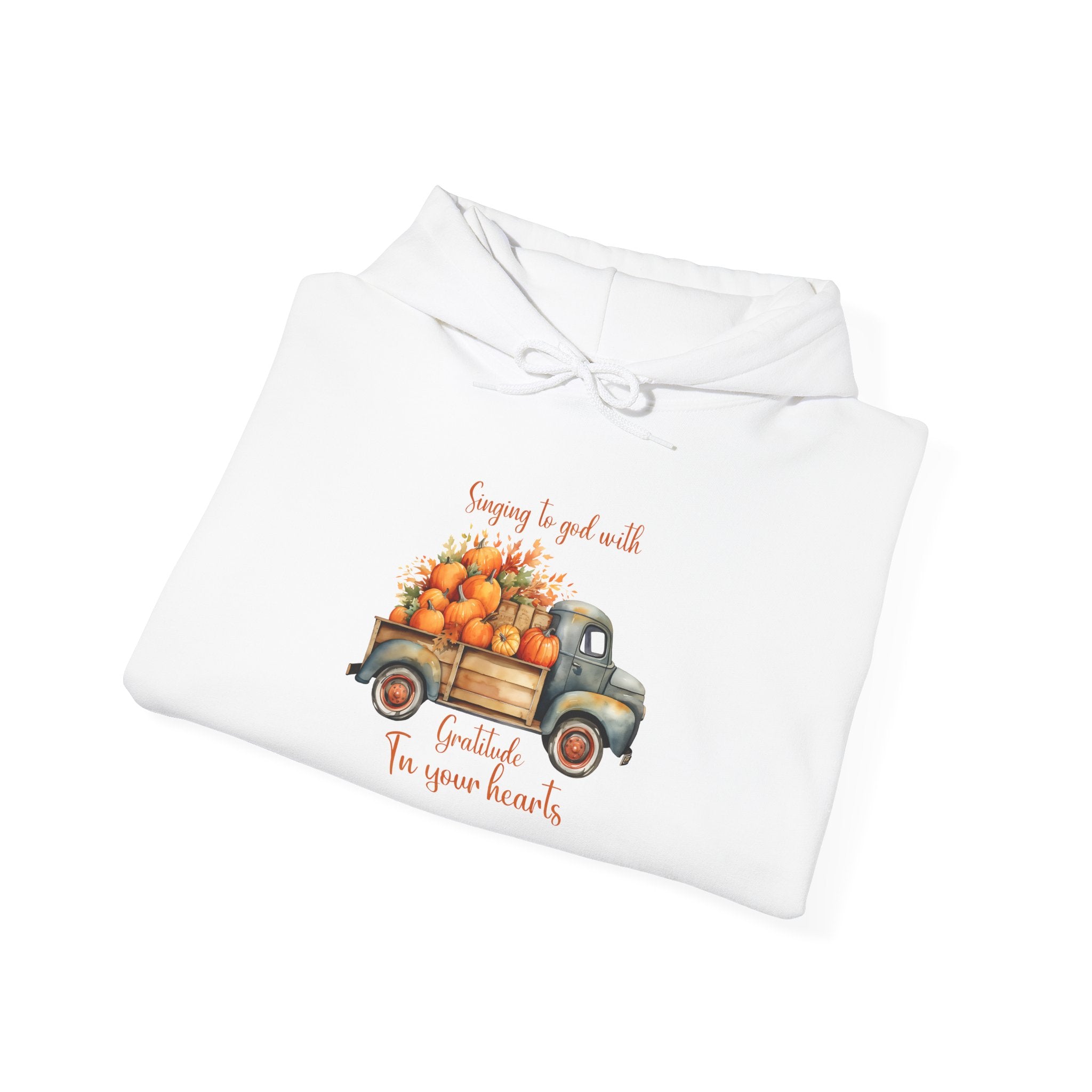 Harvest Truck Thanksgiving Hoodie