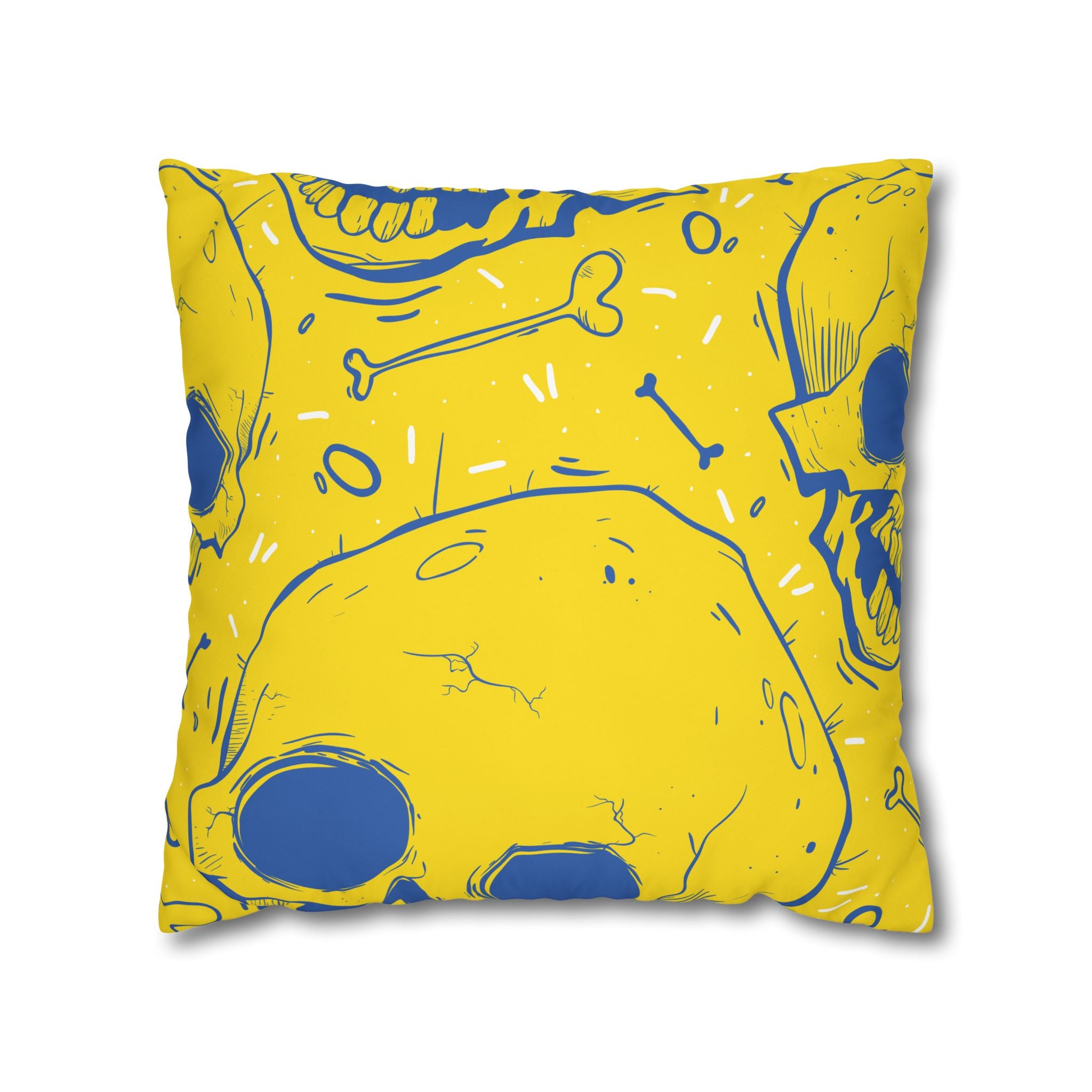 Skull & Bones Pop Art Pillowcase