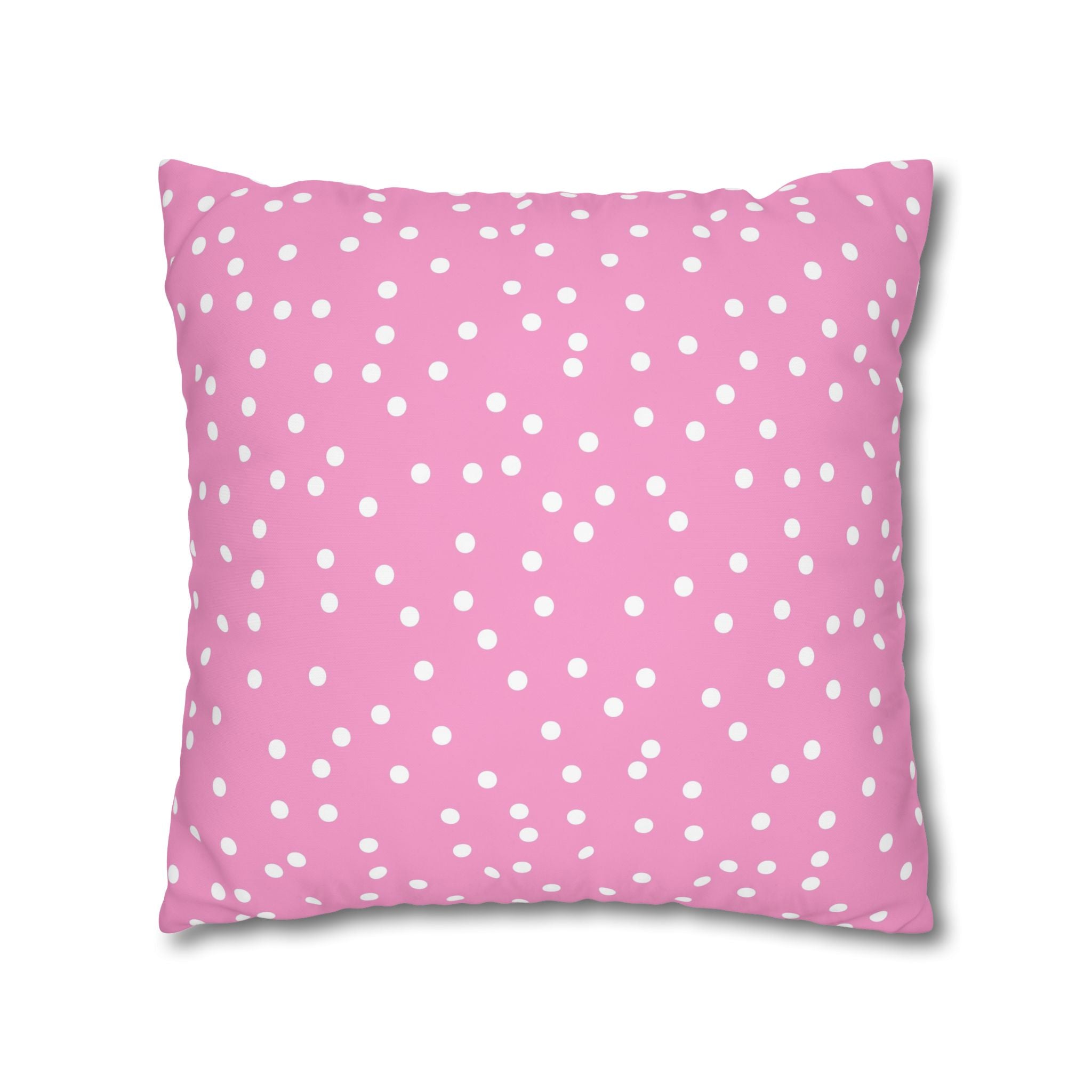 Pink Polka Dot Pillowcase - Sweet Dreams