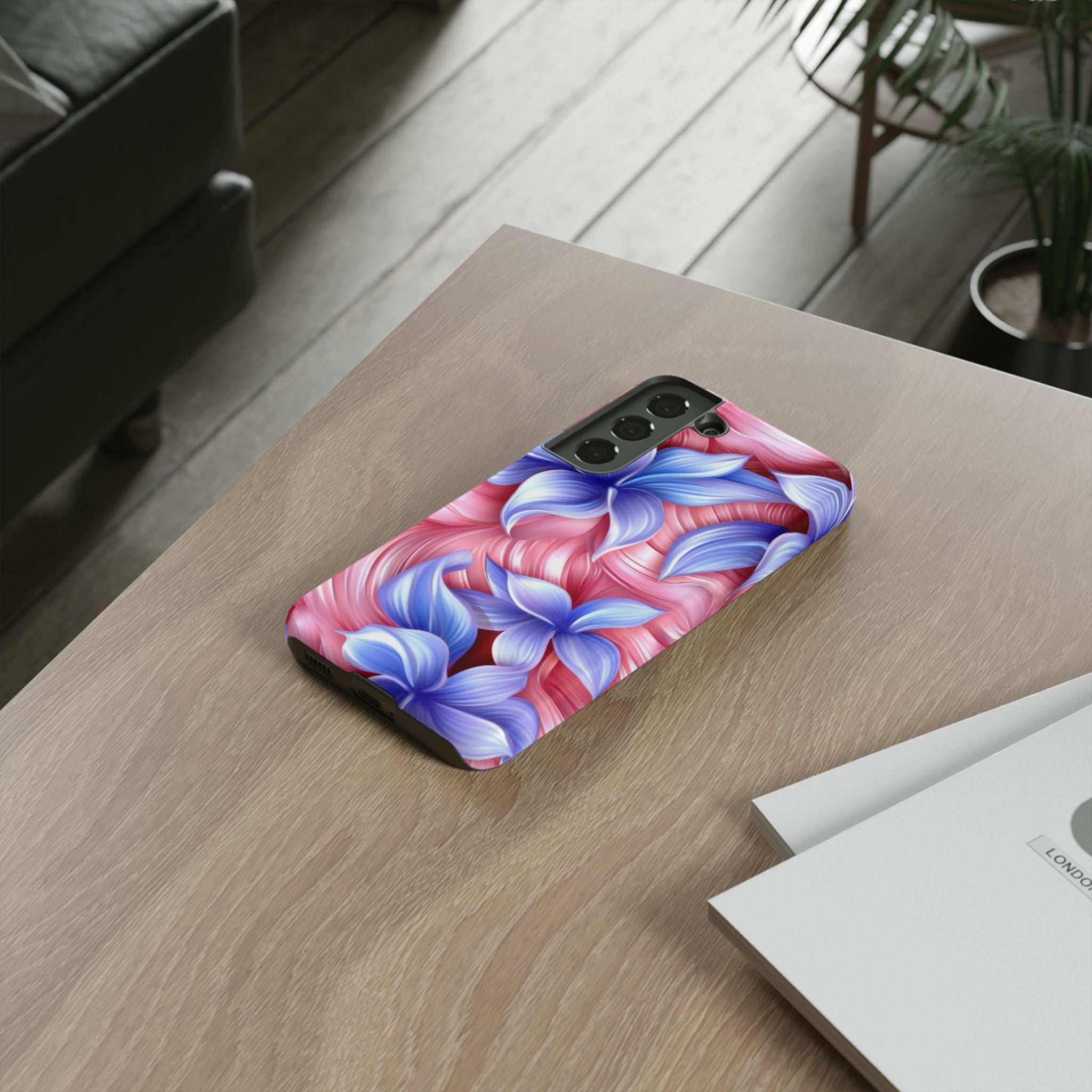 Dreamy Pink Floral Samsung Case