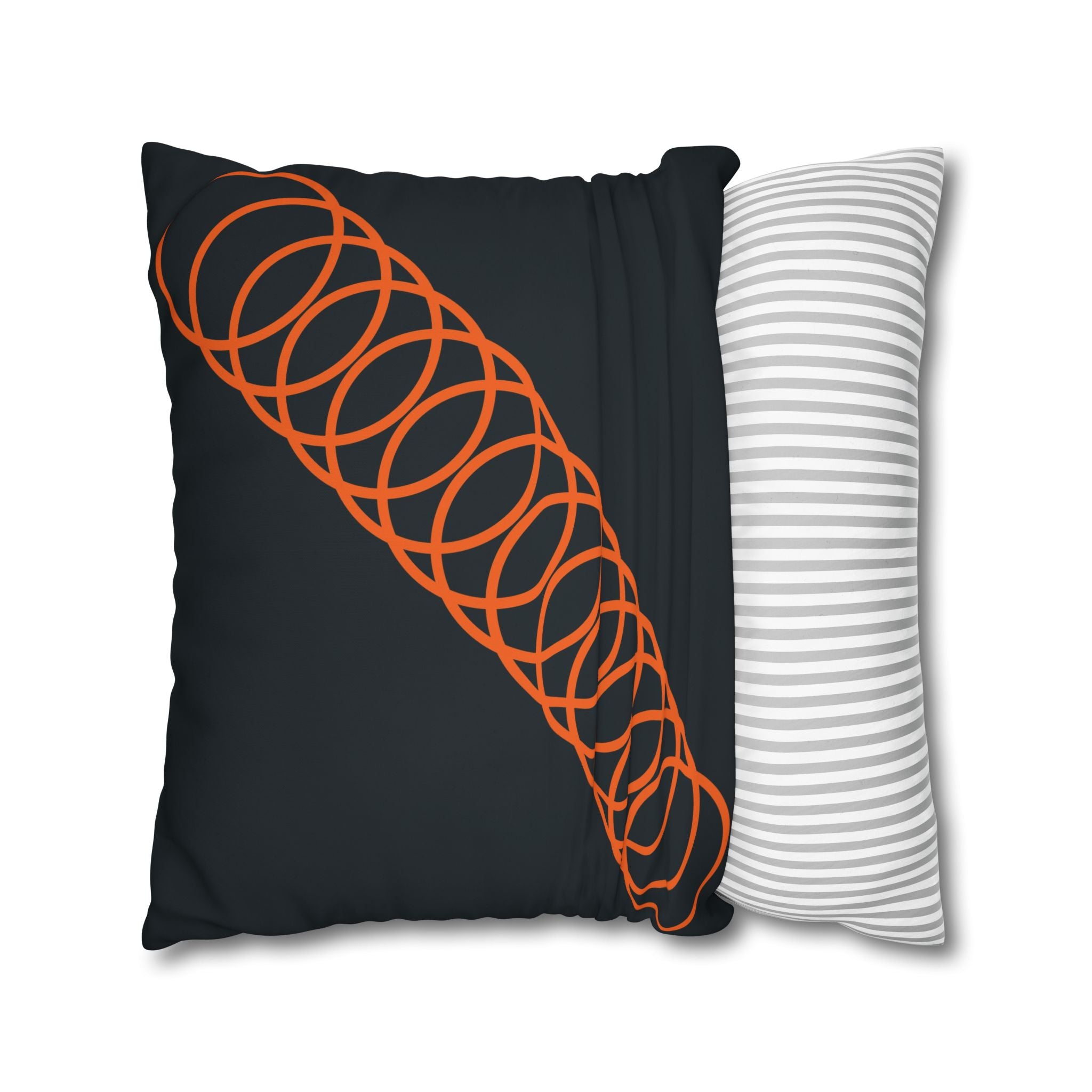 Orange Coil Spring Pillowcase - Teal