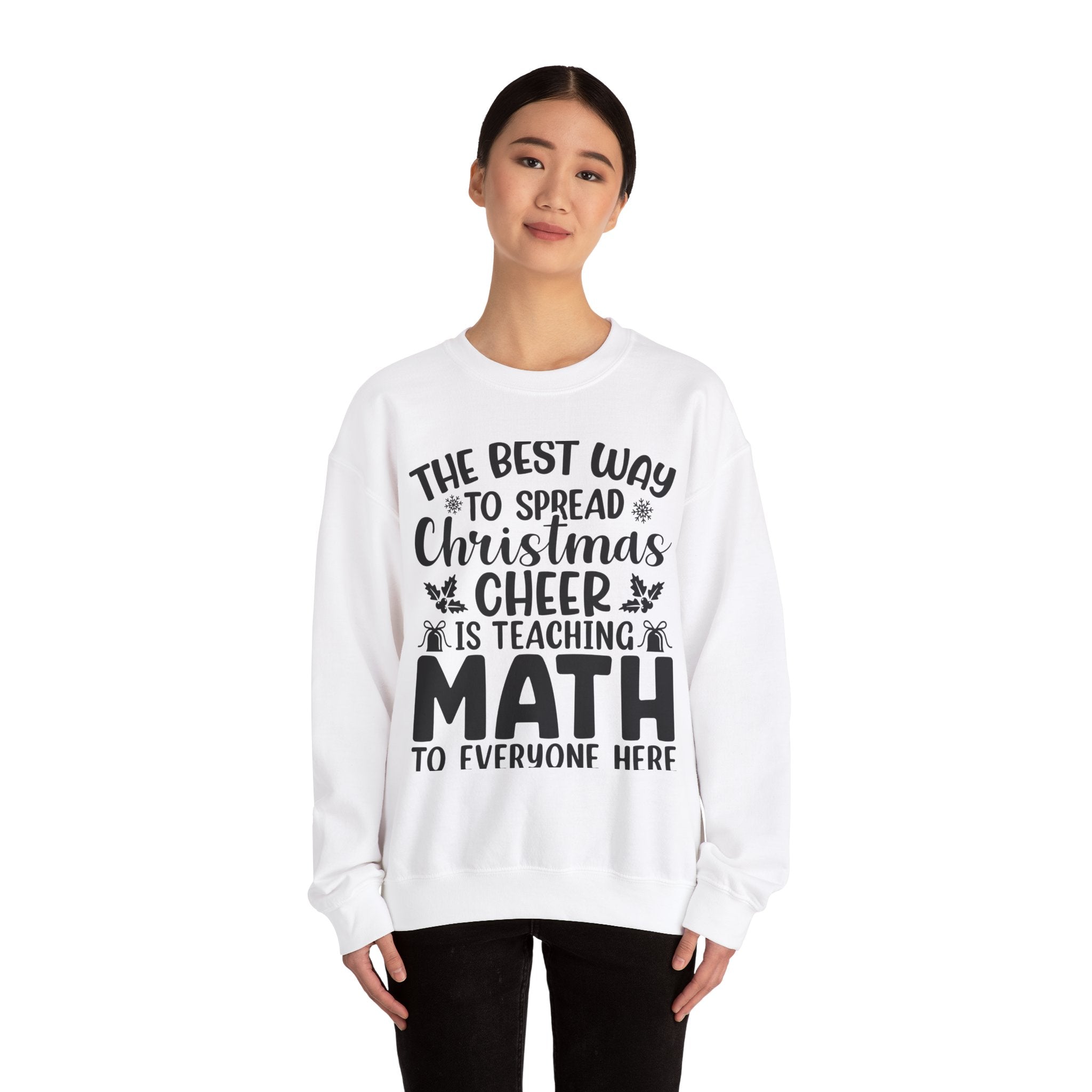 Math Teacher Christmas Cheer Sweatshirt