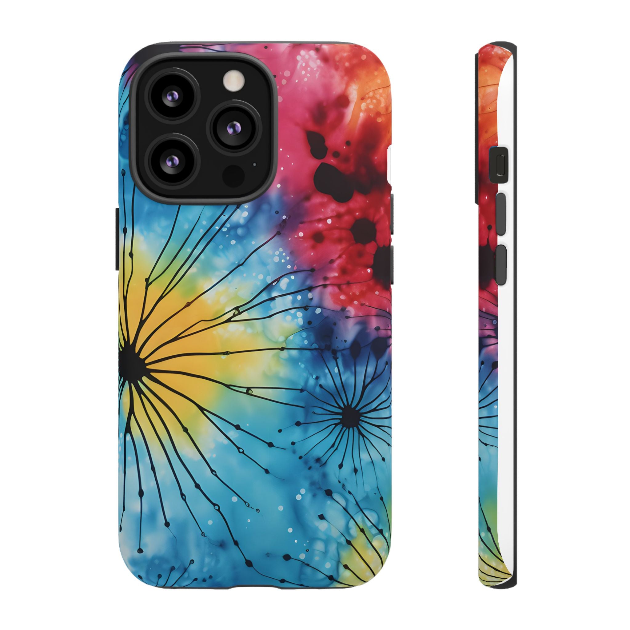 Cosmic Bloom Hexagon Stone iPhone Case