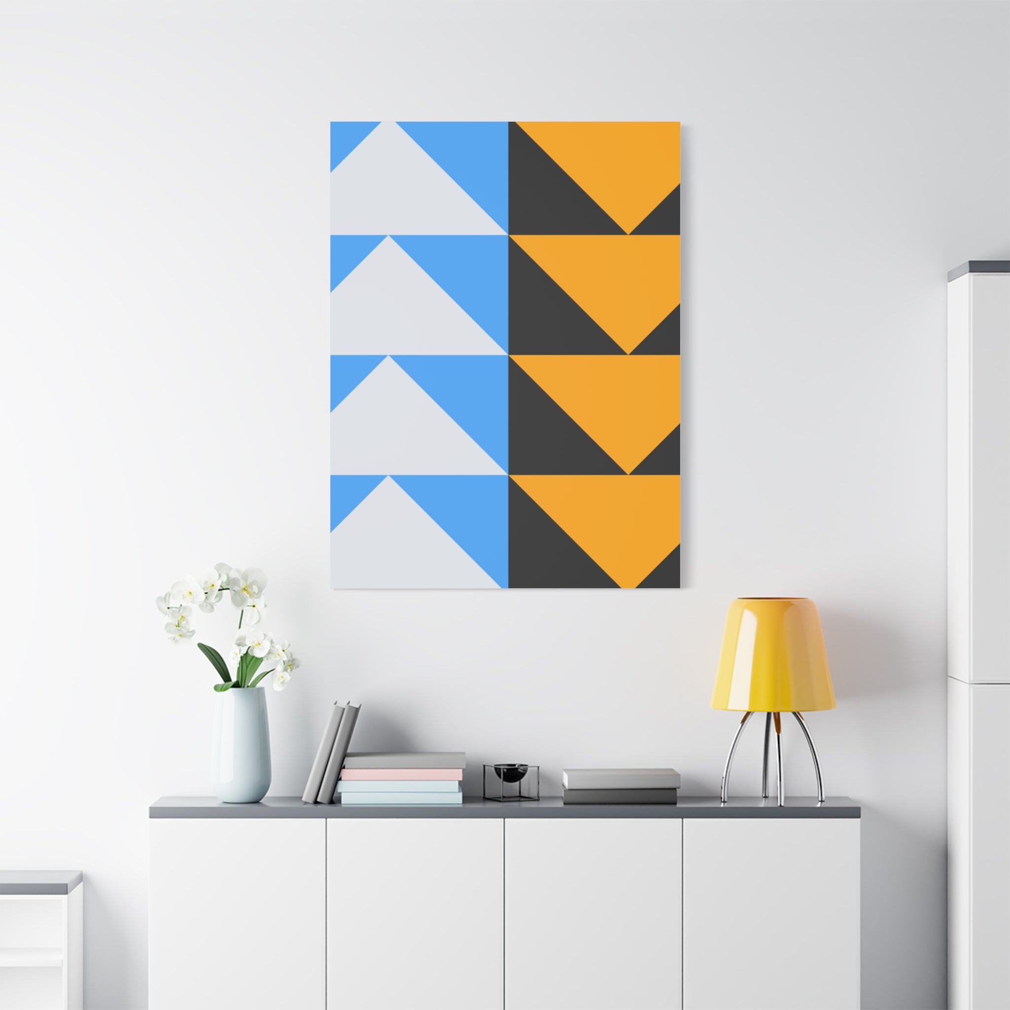 Geometric Triangle Canvas Art - Modern Decor