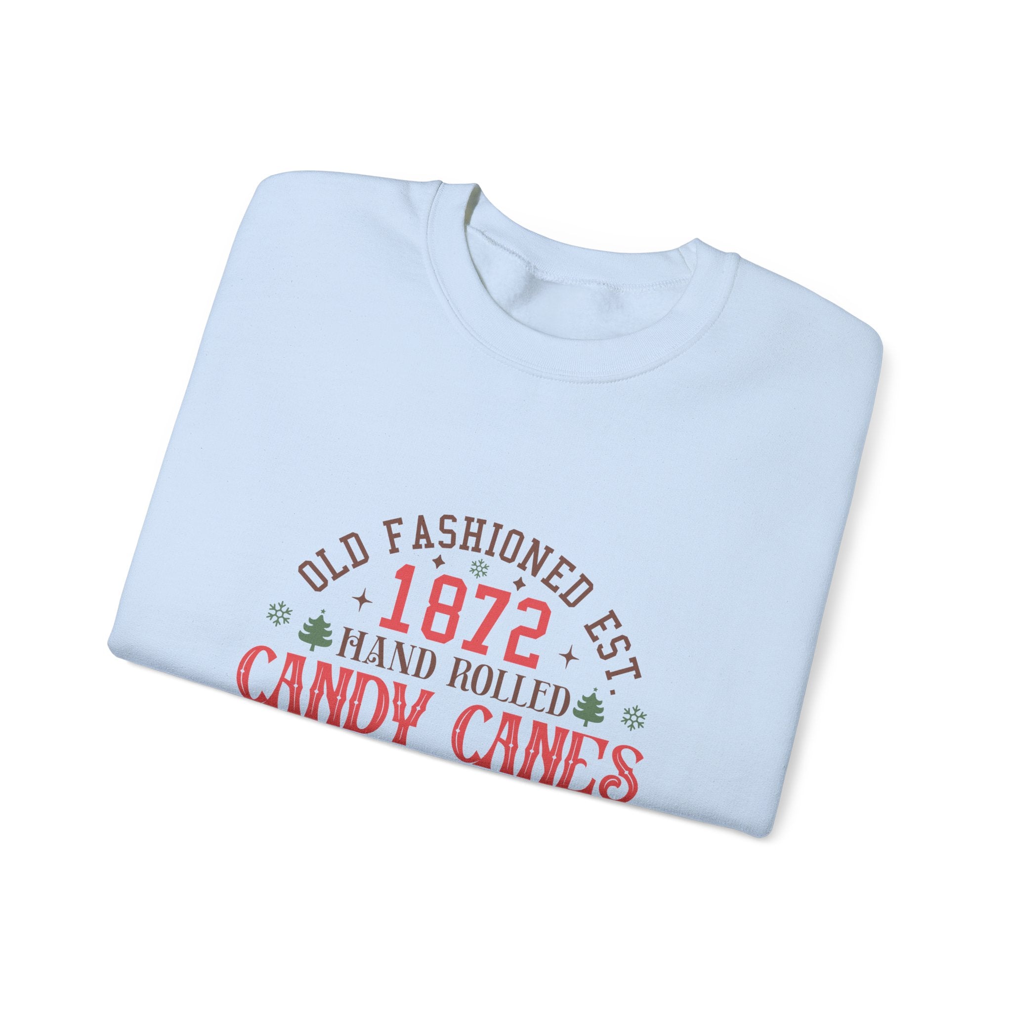 1872 Candy Canes Christmas Sweatshirt