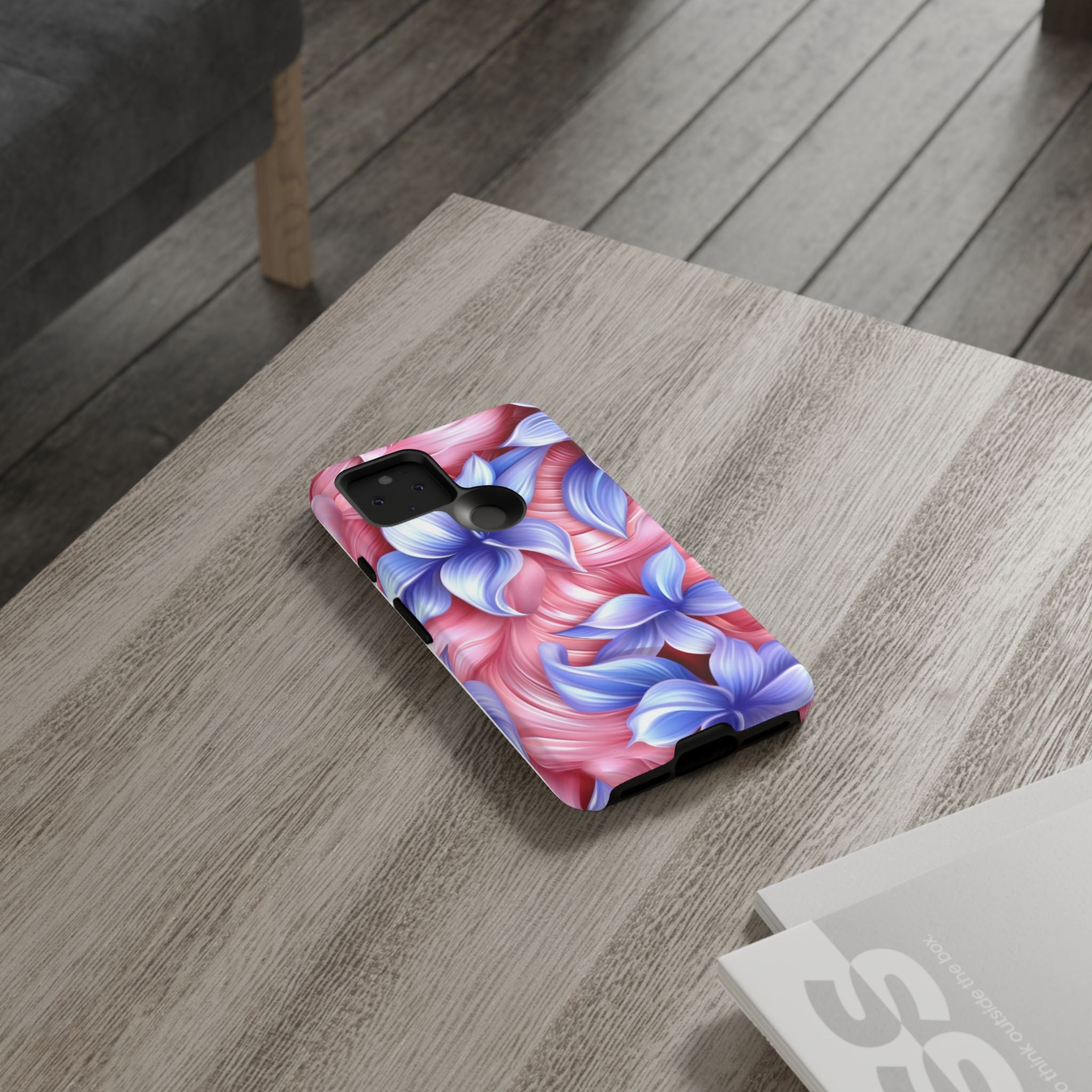 Whimsical Pink Flower Google Pixel Case (All Models)