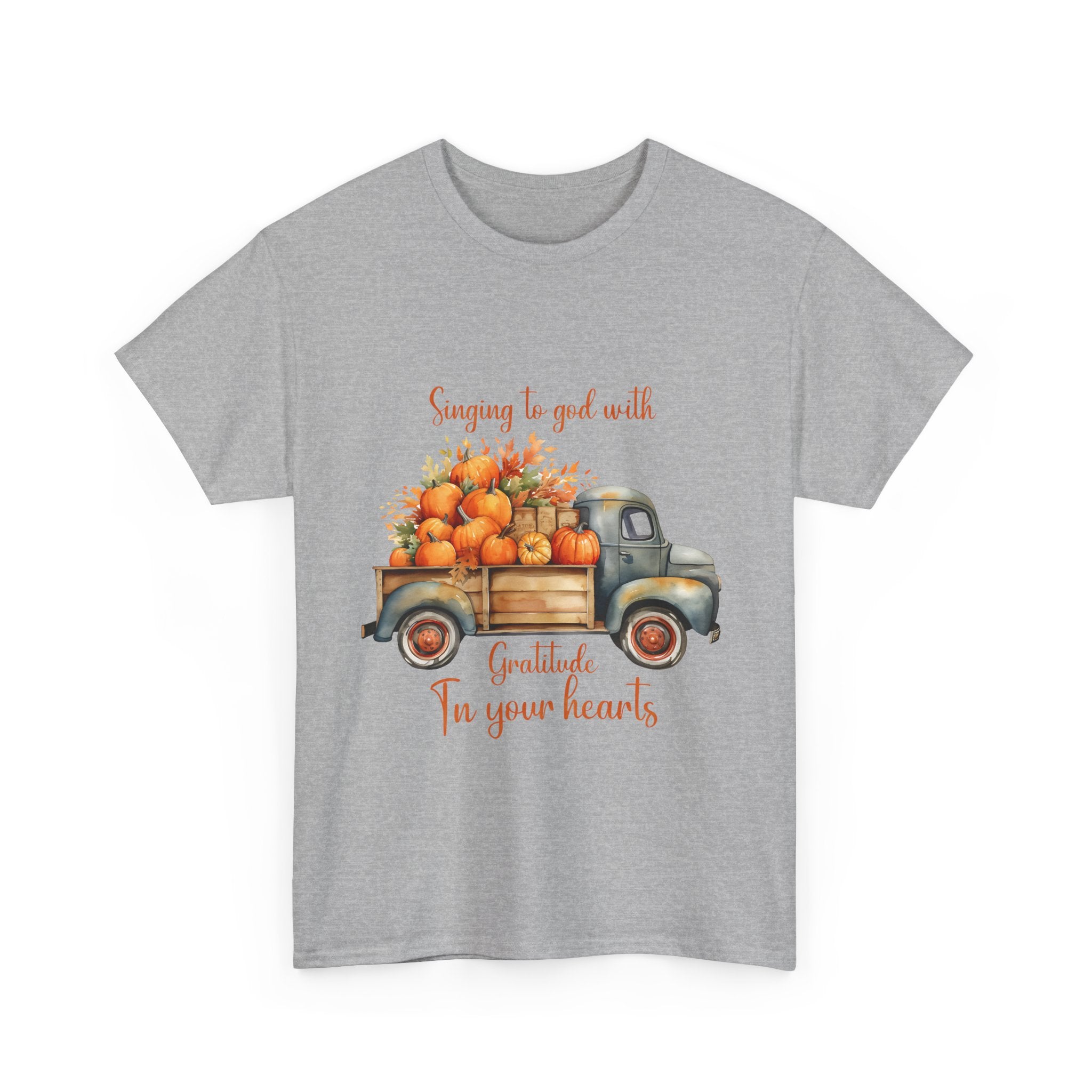 Harvest Gratitude Thanksgiving Truck T-Shirt