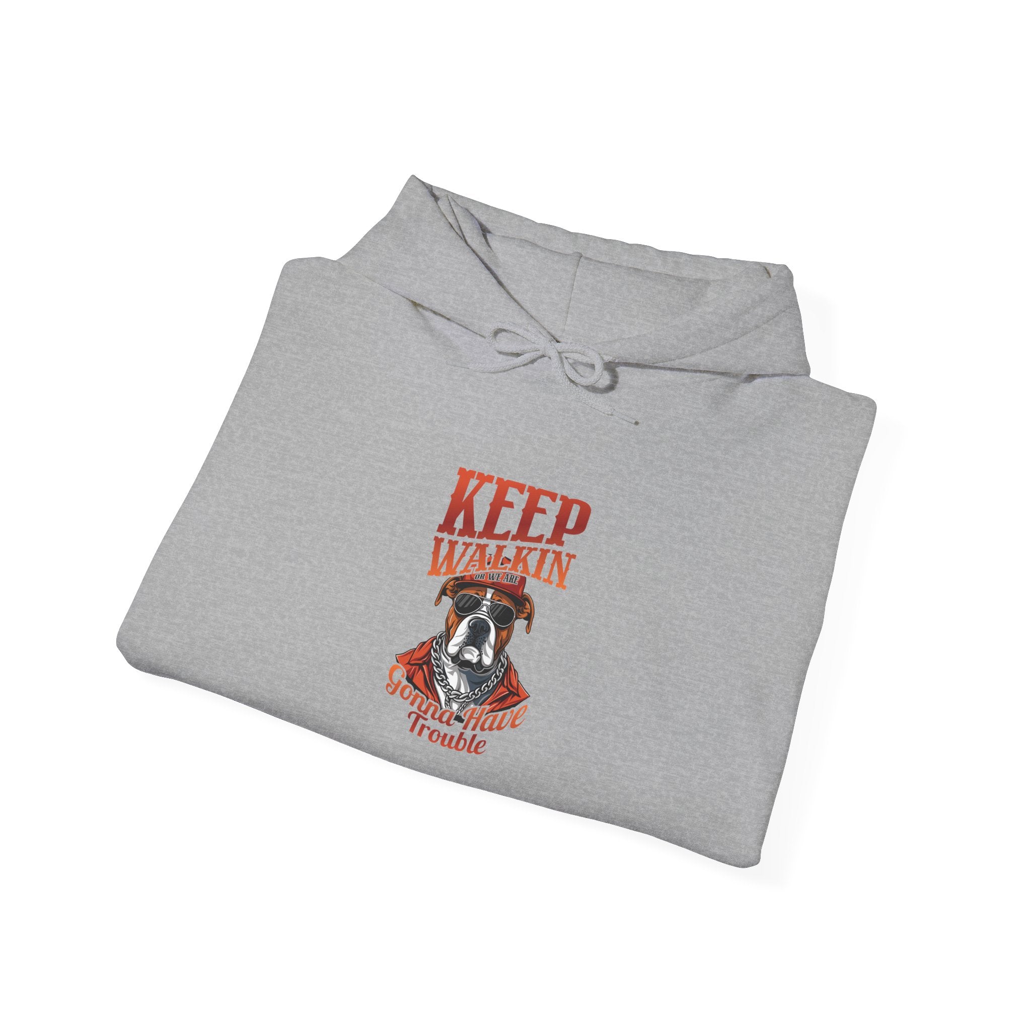 Bulldog Hip-Hop Keep Walkin' Hoodie