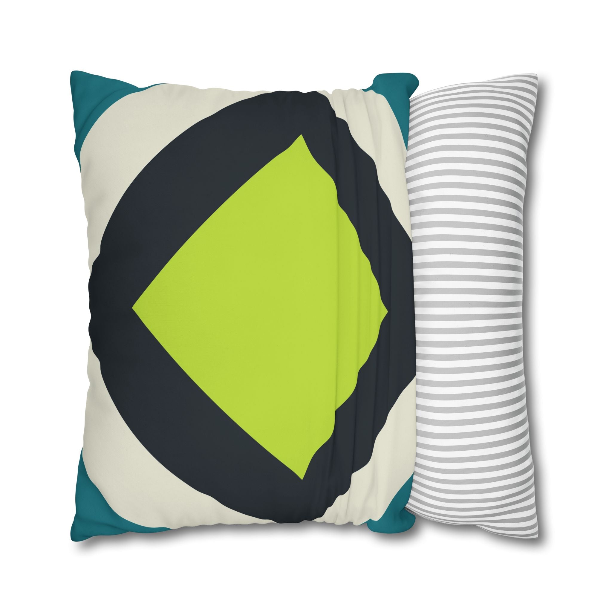 Geometric Diamond Pillowcase - Modern Art