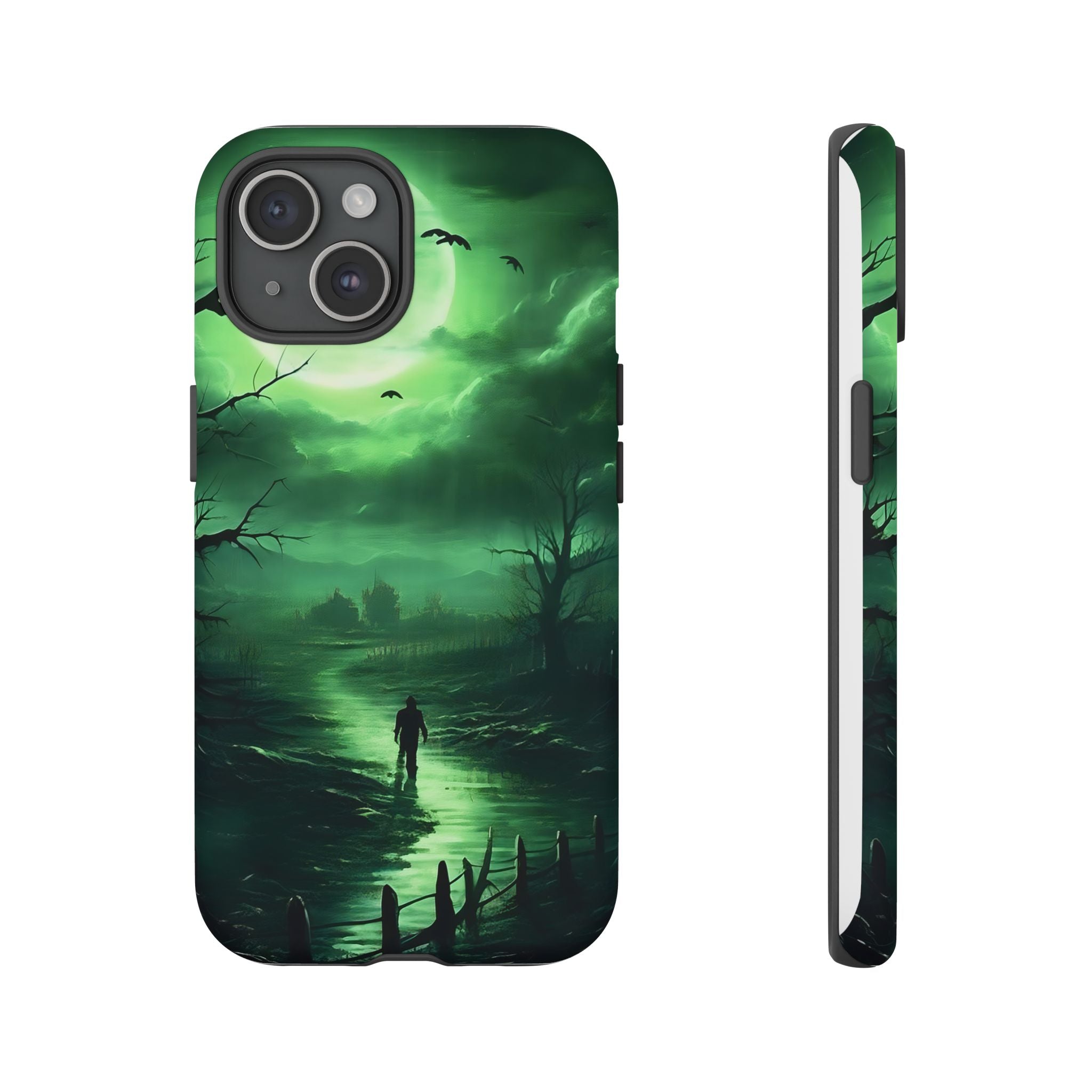 Swamp Moon Gothic iPhone Case - Hexagon Stone