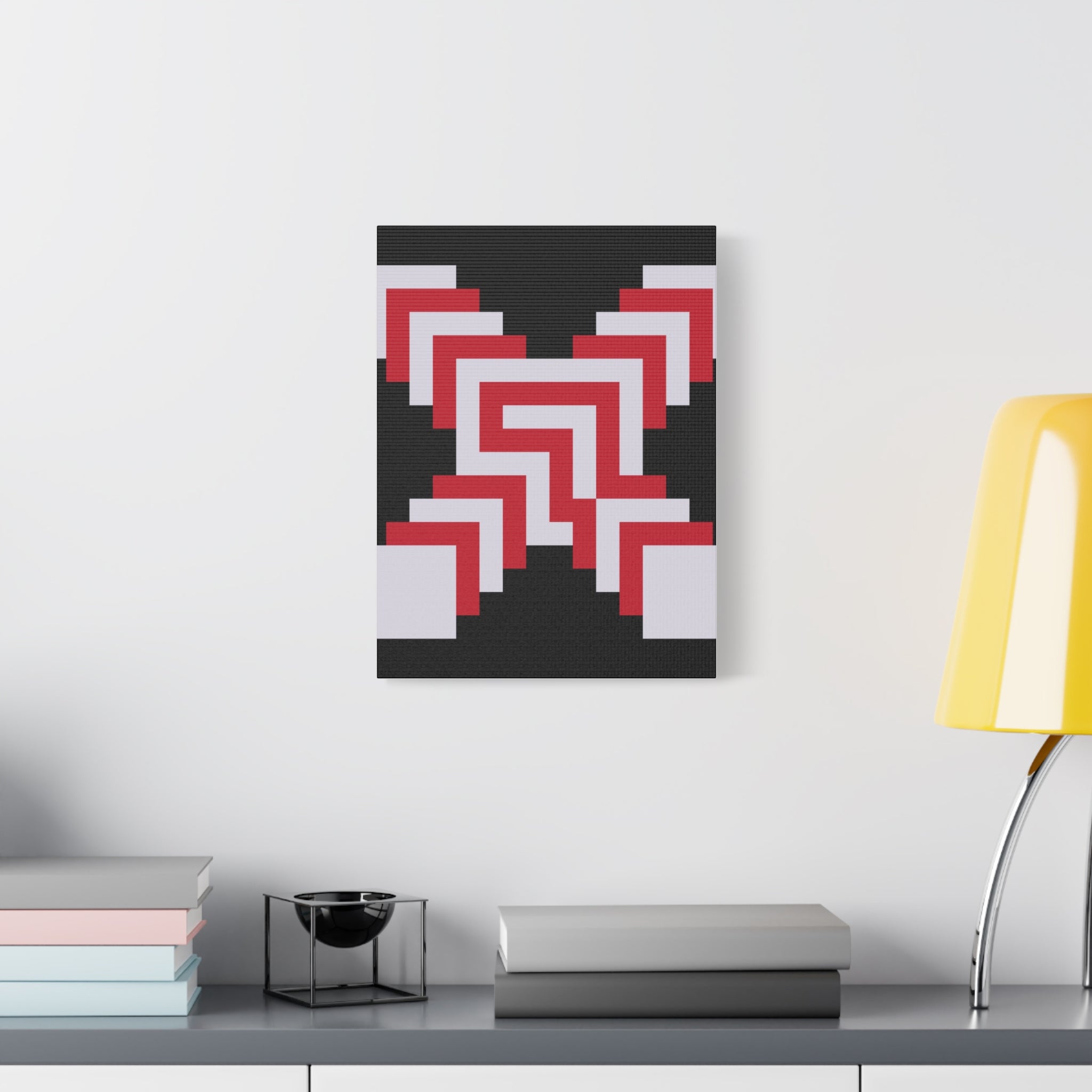 Geometric X Abstract Art Canvas Print