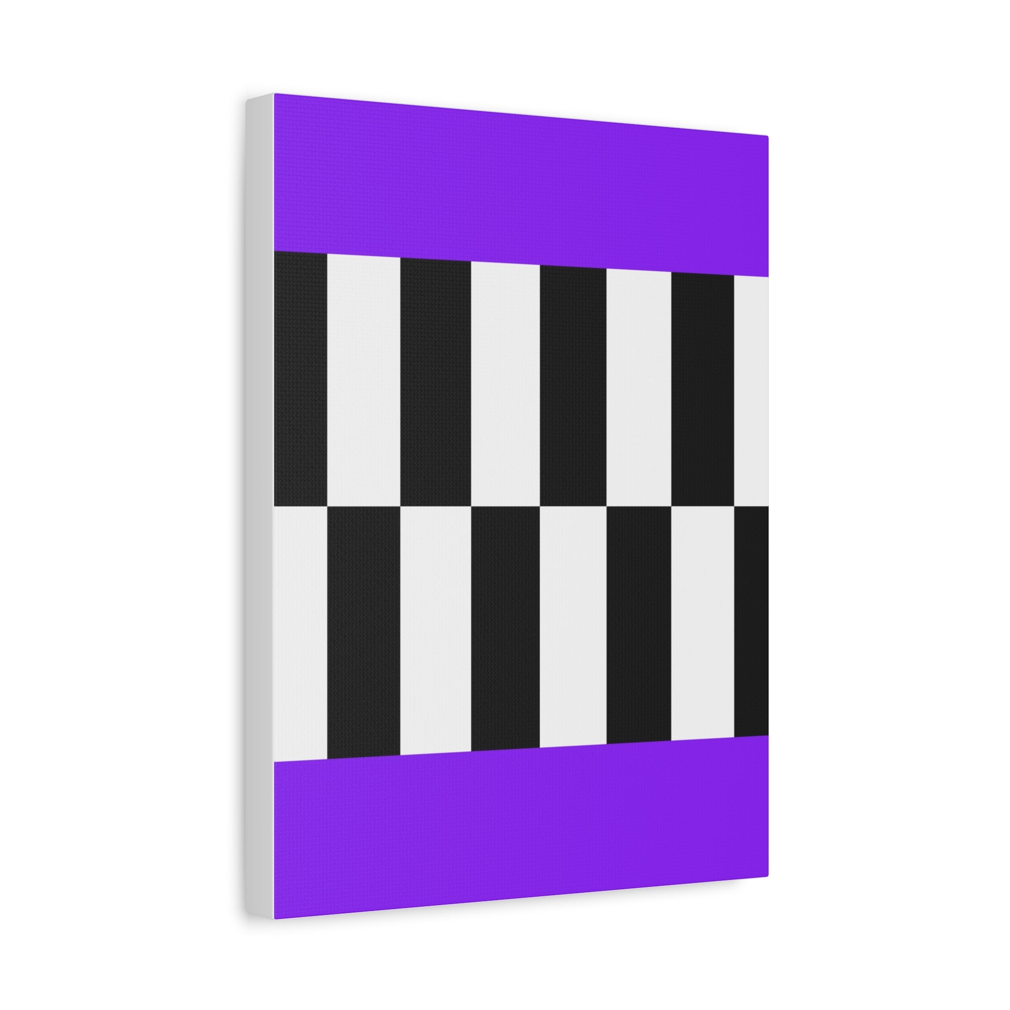 Minimalist Checkerboard Canvas Art