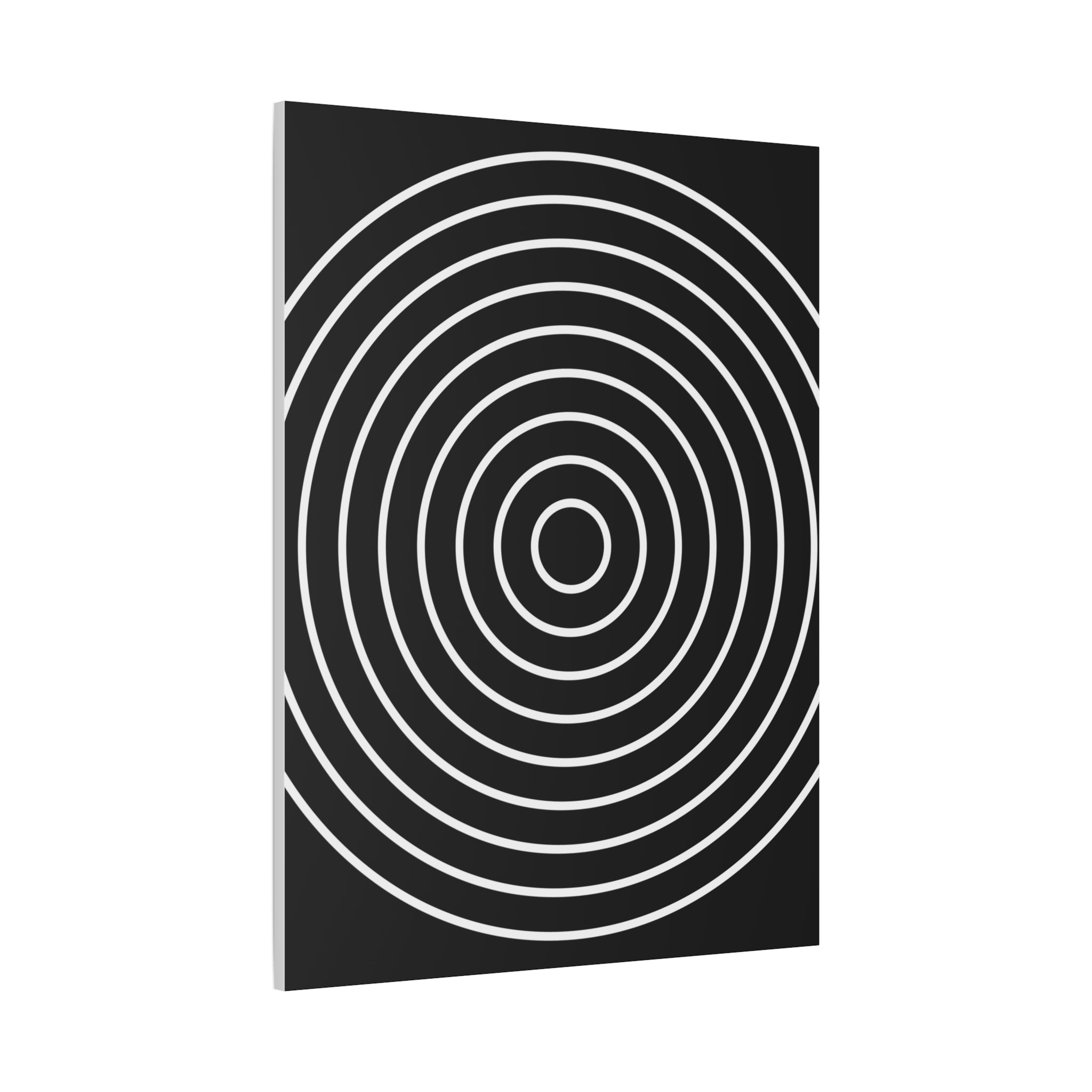 Abstract Concentric Circles Canvas Art