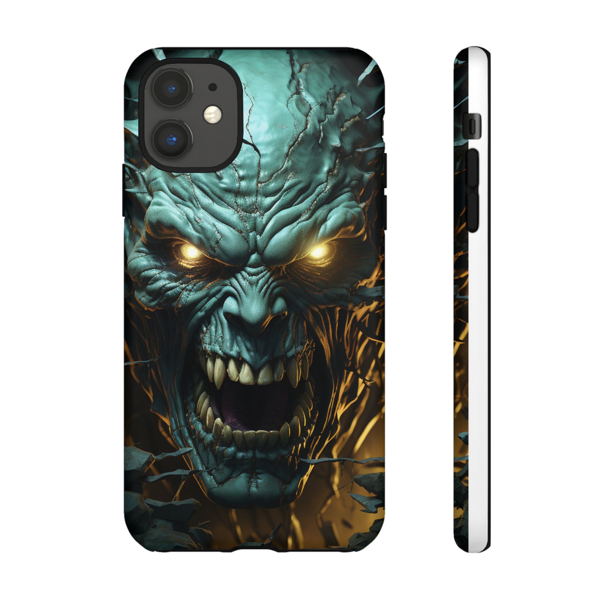 Monstrous Roar Hexagon Stone iPhone Case