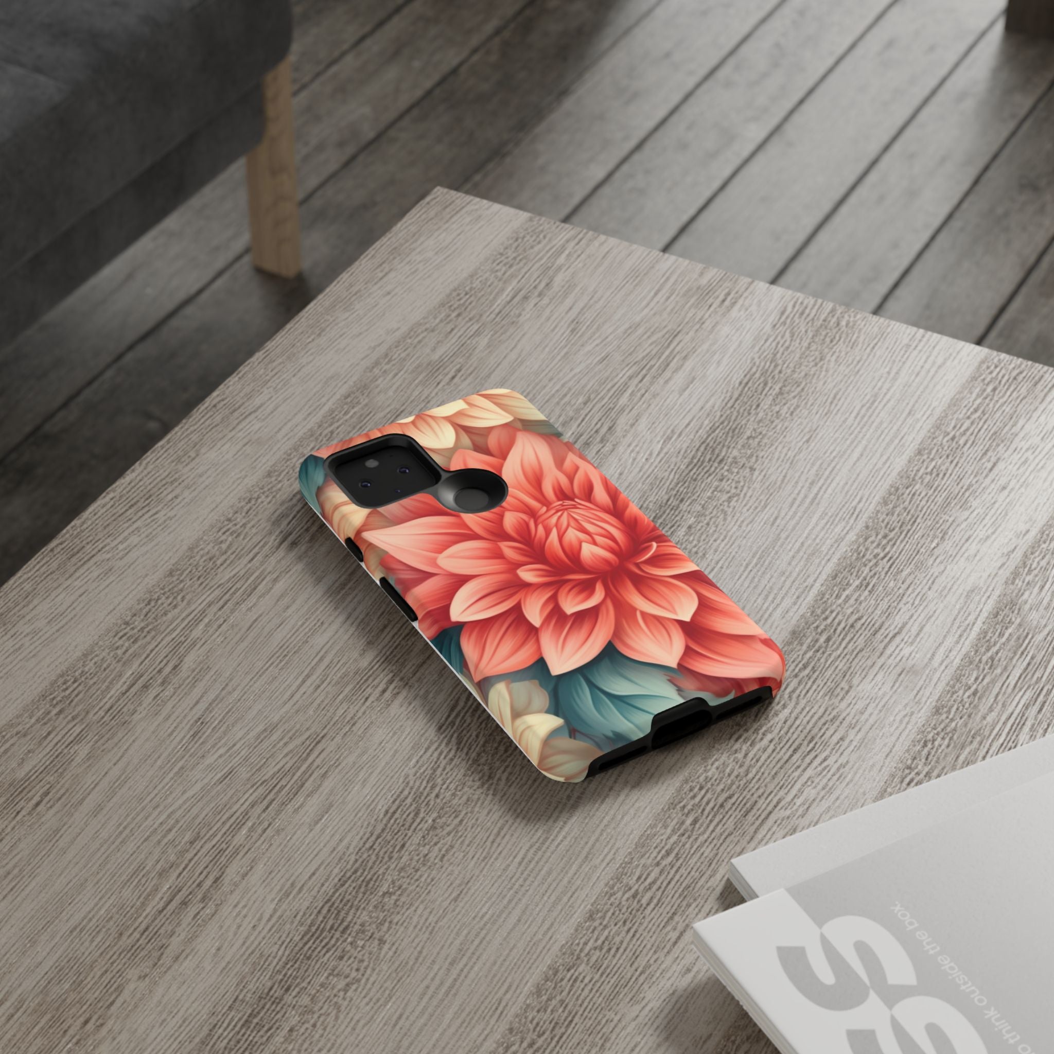 Coral Dahlia Google Pixel Case (All Models)