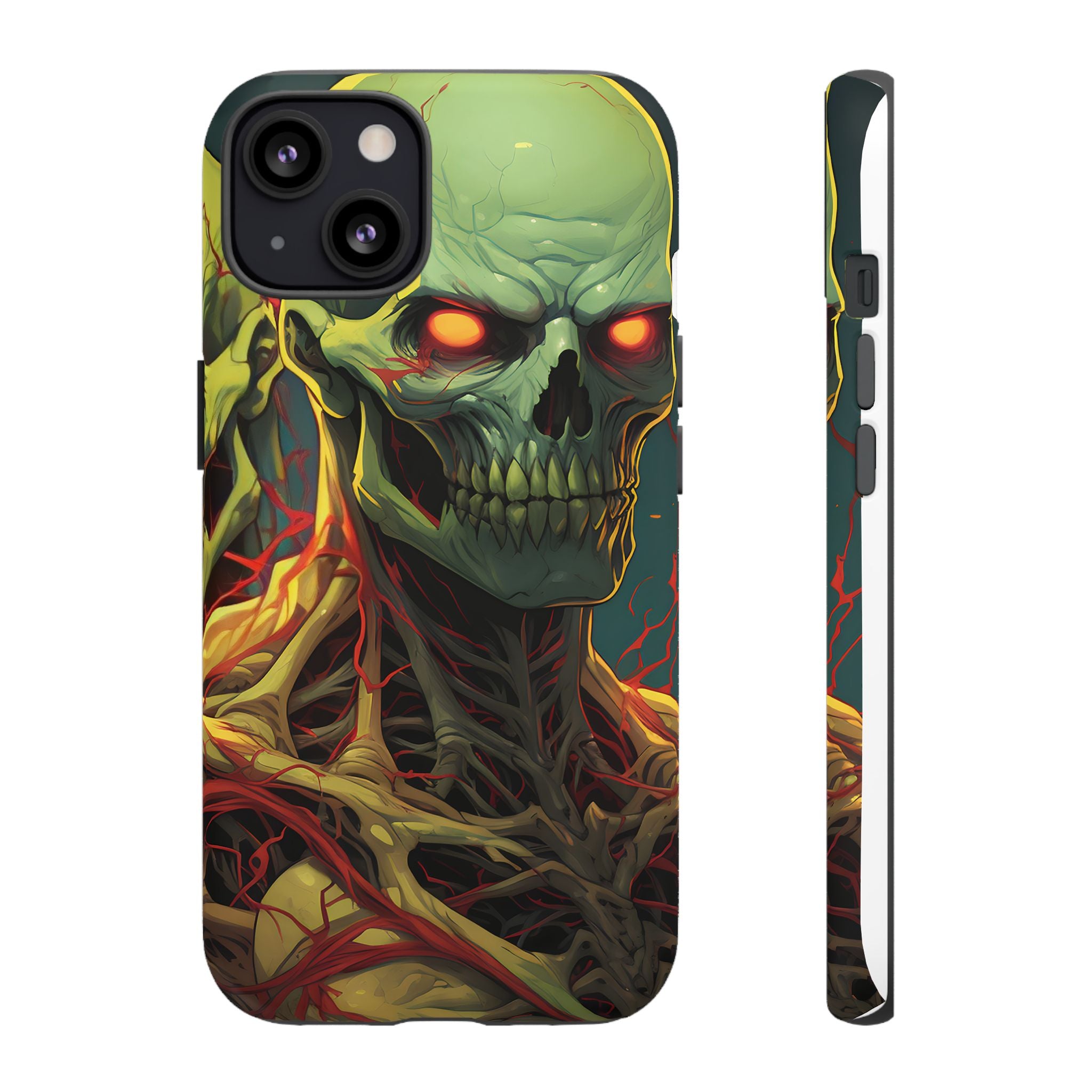 Glowing Skull Hexagon iPhone Case