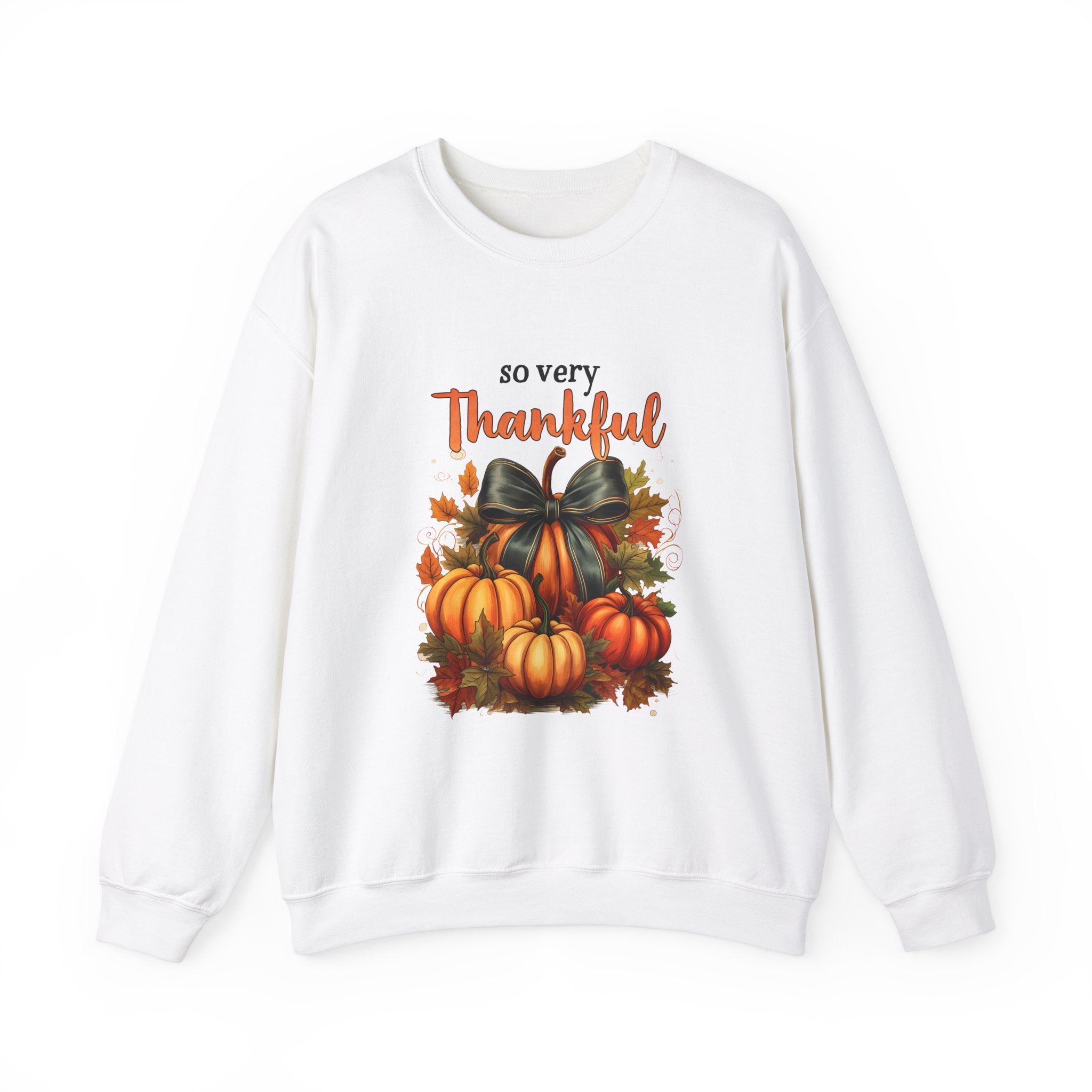 So Very Thankful Pumpkin Thanksgiving Sweatshirt