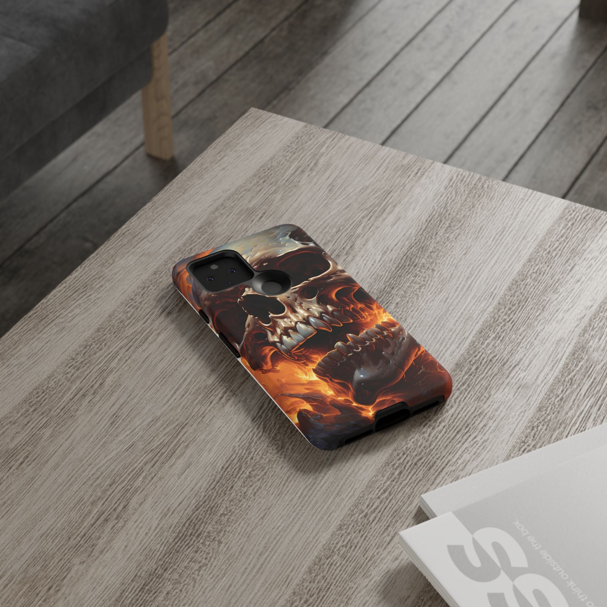 Fiery Skull Google Pixel Case (All Models)