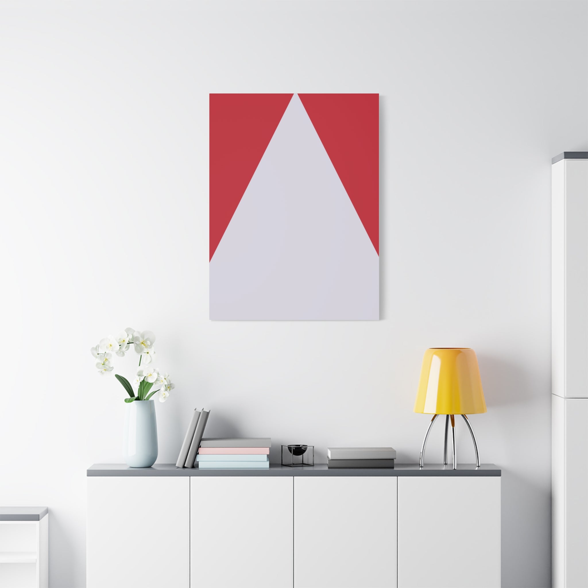 Geometric Triangle Canvas Art Print