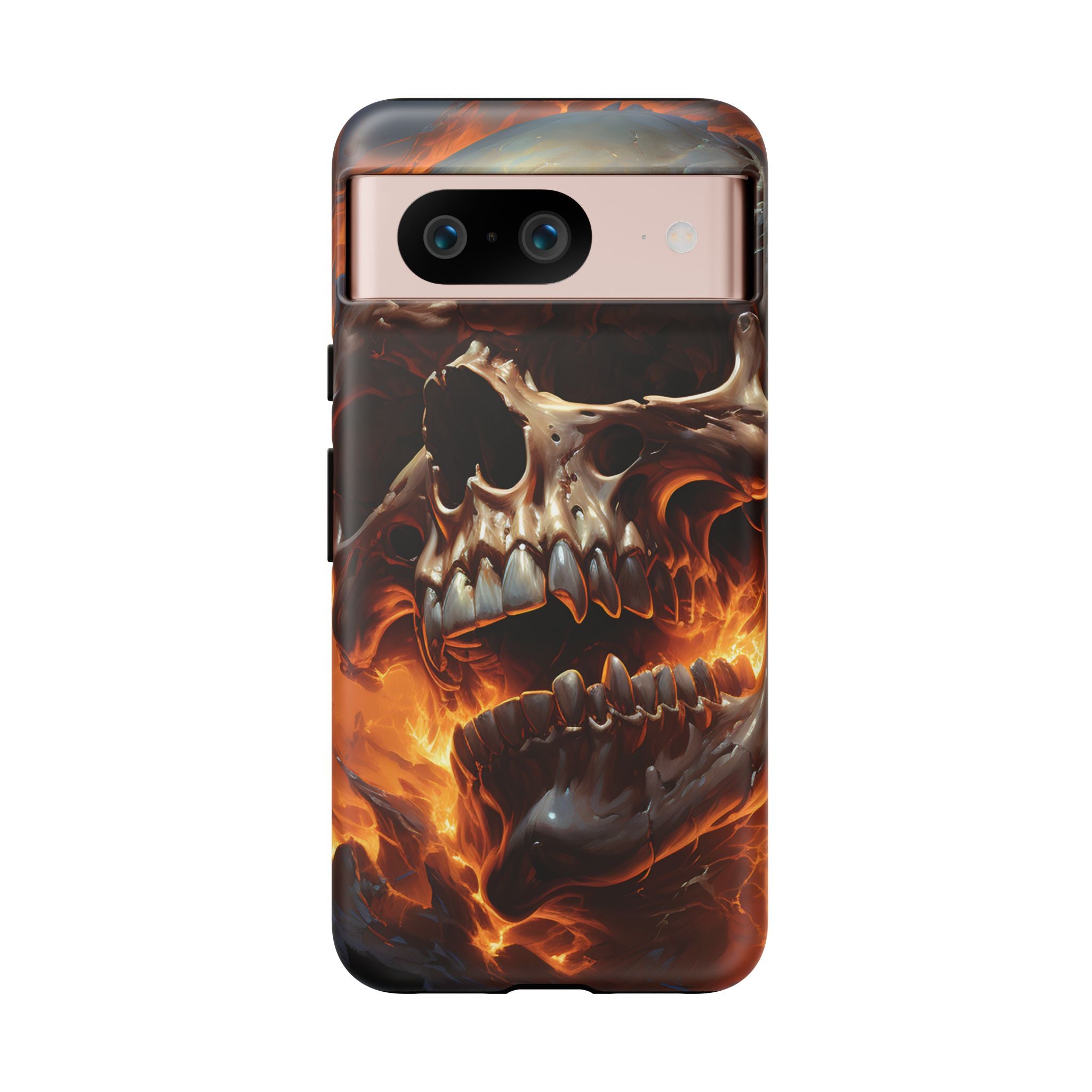 Fiery Skull Google Pixel Case (All Models)