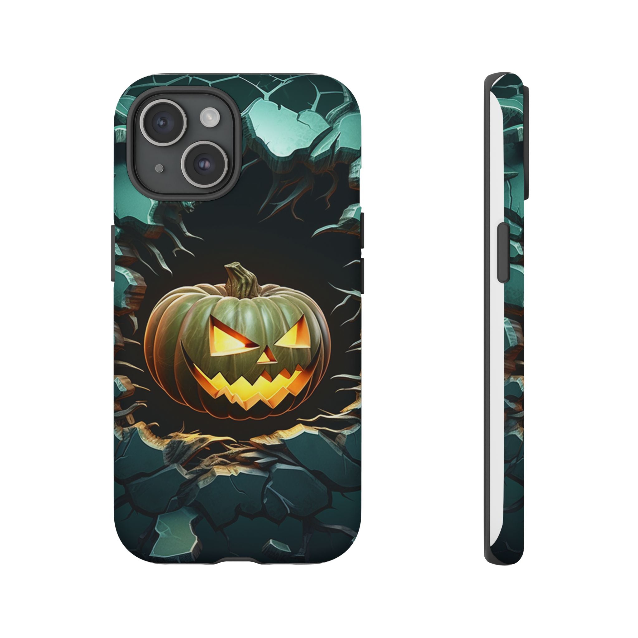 Spooky Jack-o'-Lantern Hexagon iPhone Case