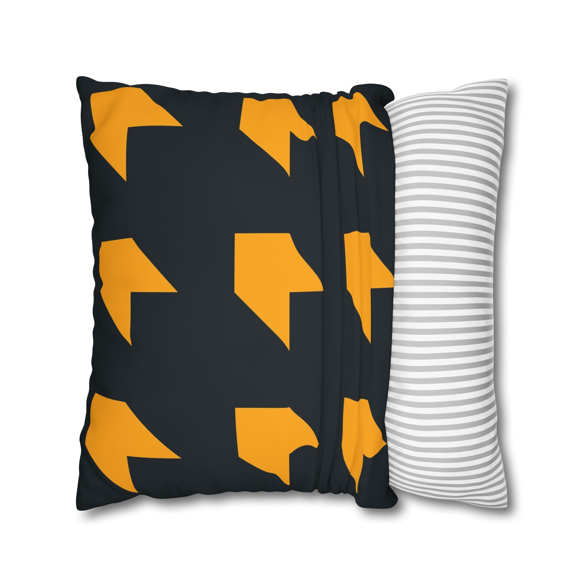 Geometric Arrow Orange Pillowcase