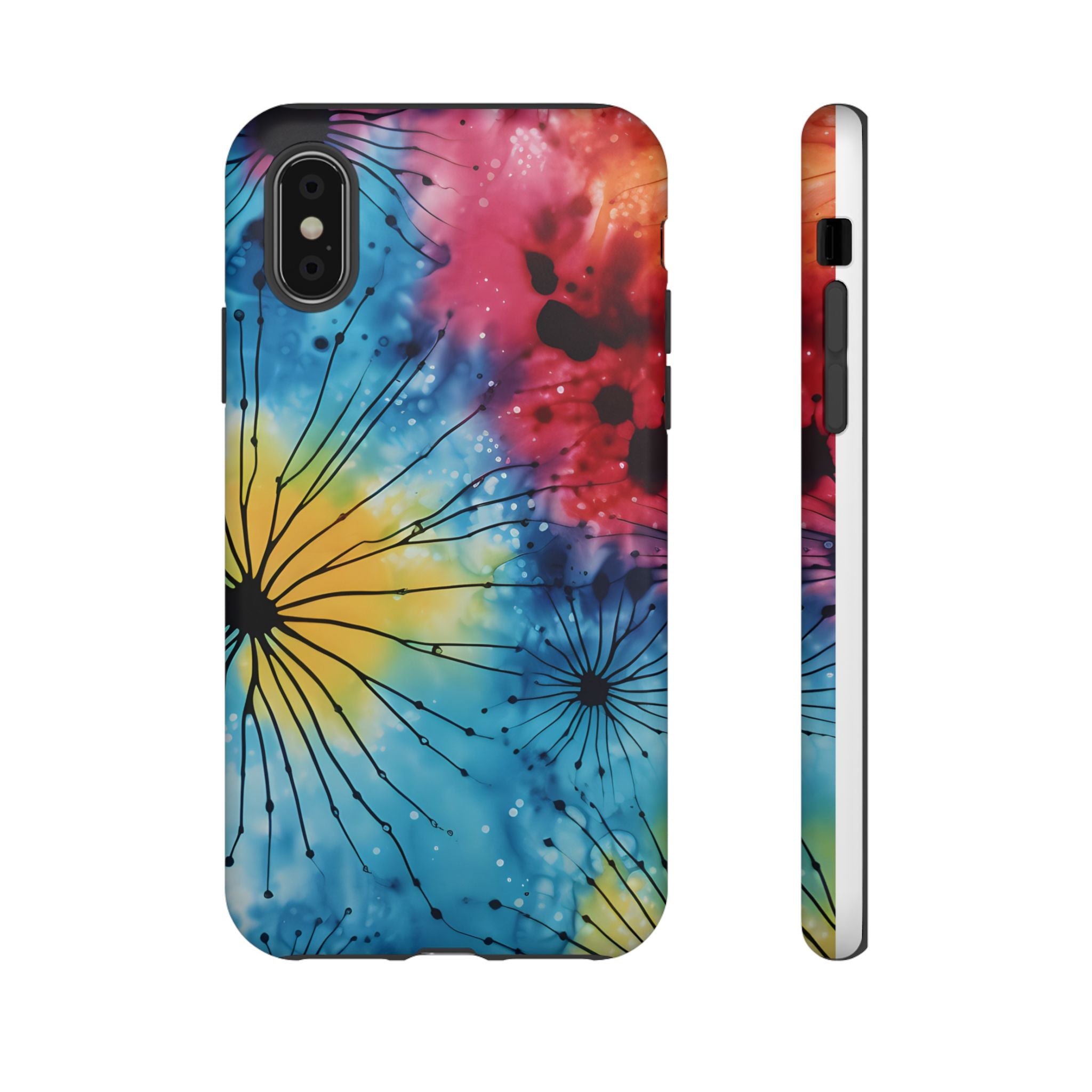 Cosmic Bloom Hexagon Stone iPhone Case