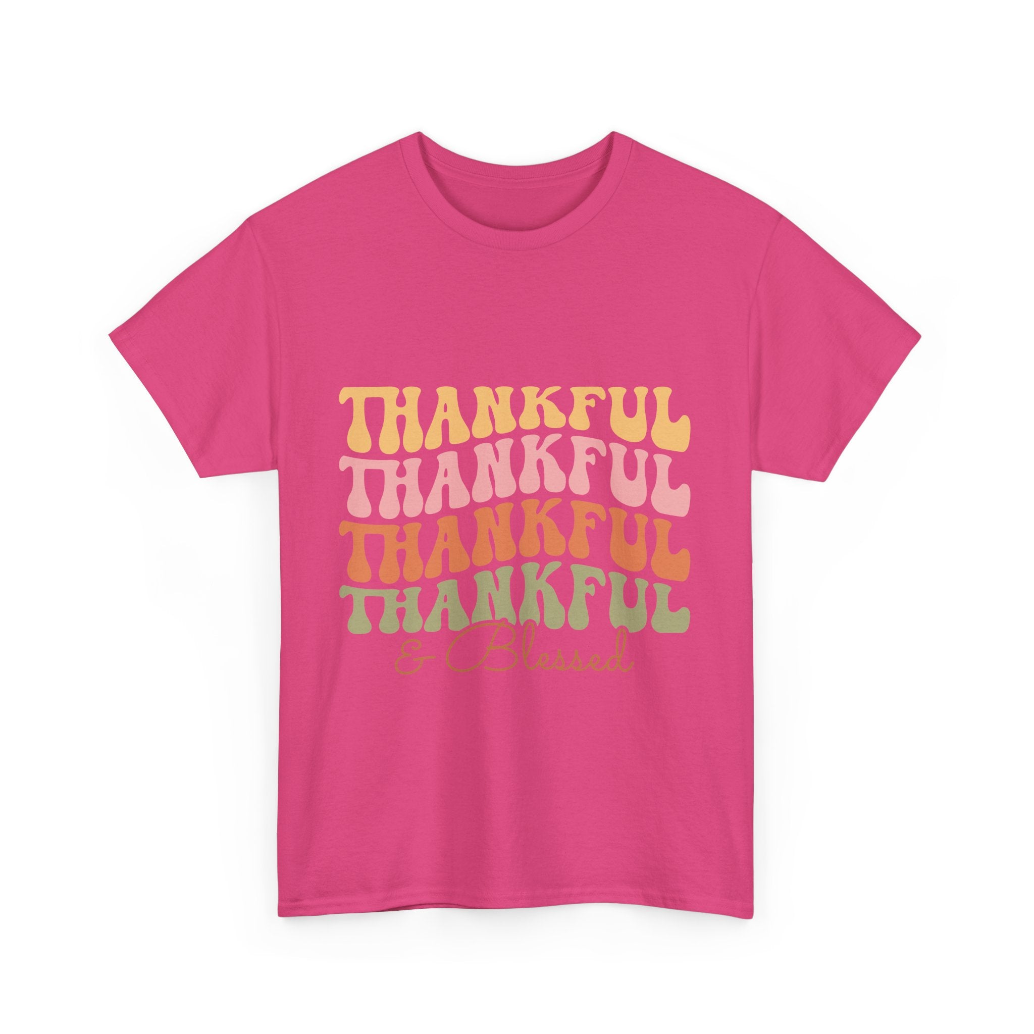 Thankful & Blessed Thanksgiving Tee