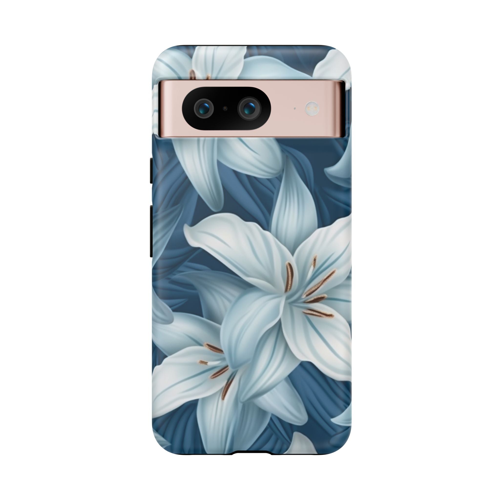 Pastel Blue Lily Google Pixel Case (All Models)