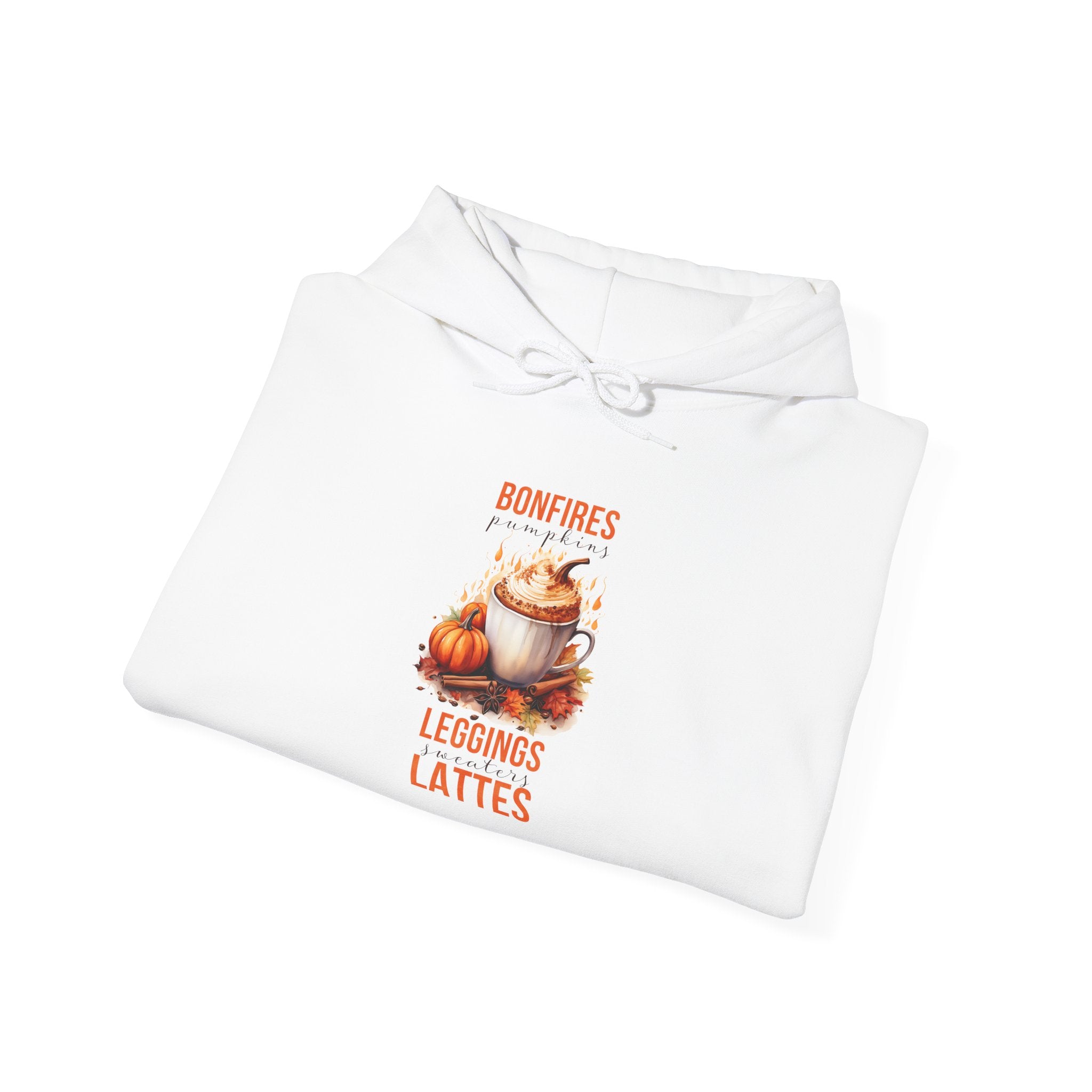 Cozy Autumn Bonfire Pumpkin Hoodie