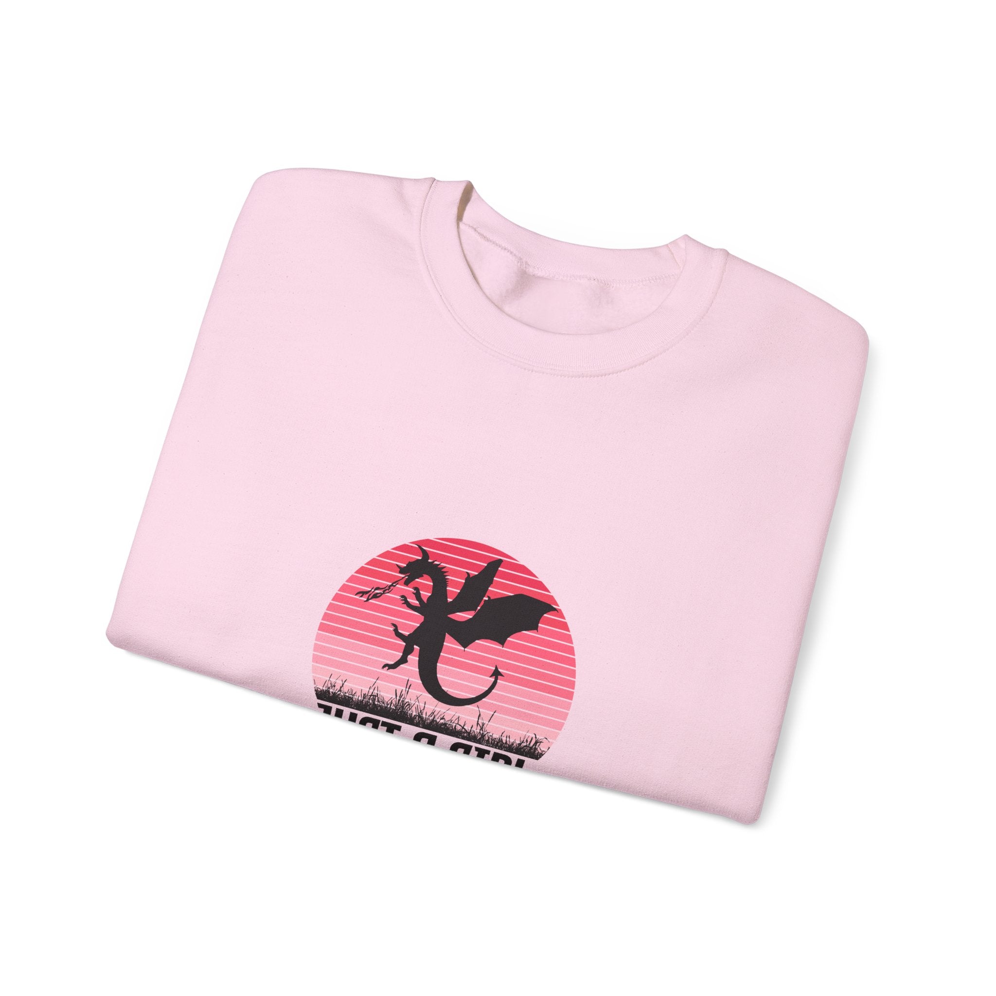 Pink Sunset Dragon Sweatshirt