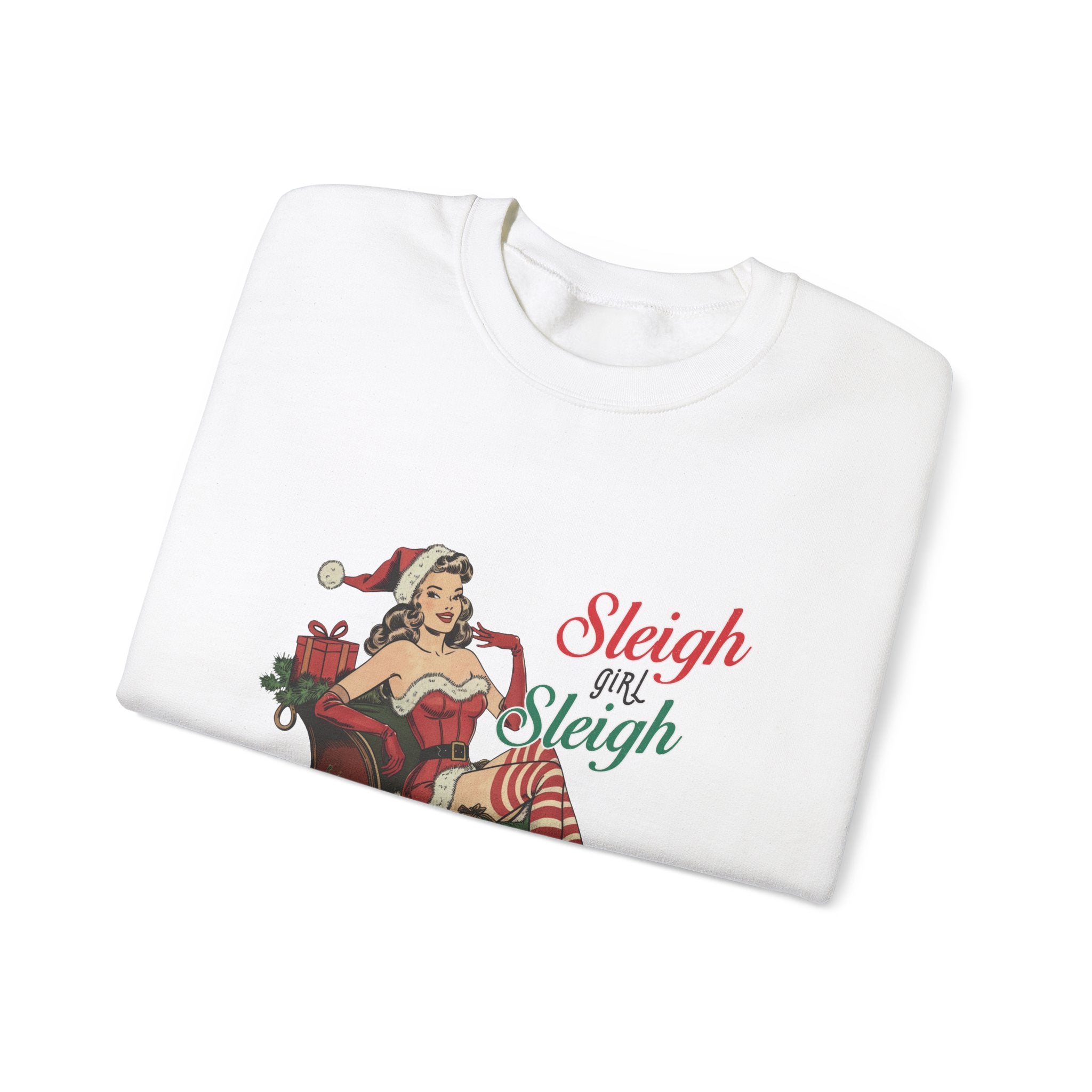 Sleigh Girl Sleigh Vintage Christmas Sweatshirt