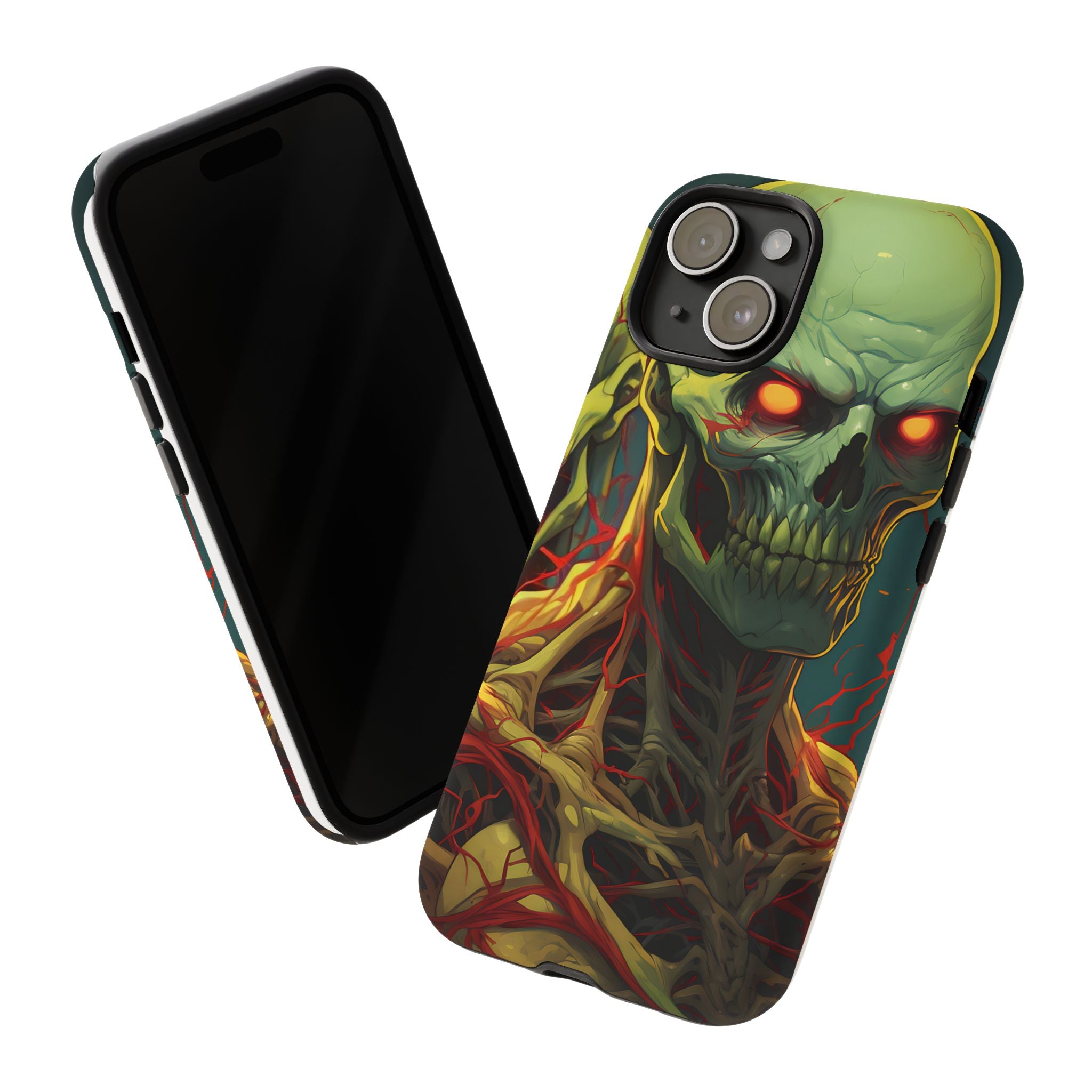 Glowing Skull Hexagon iPhone Case