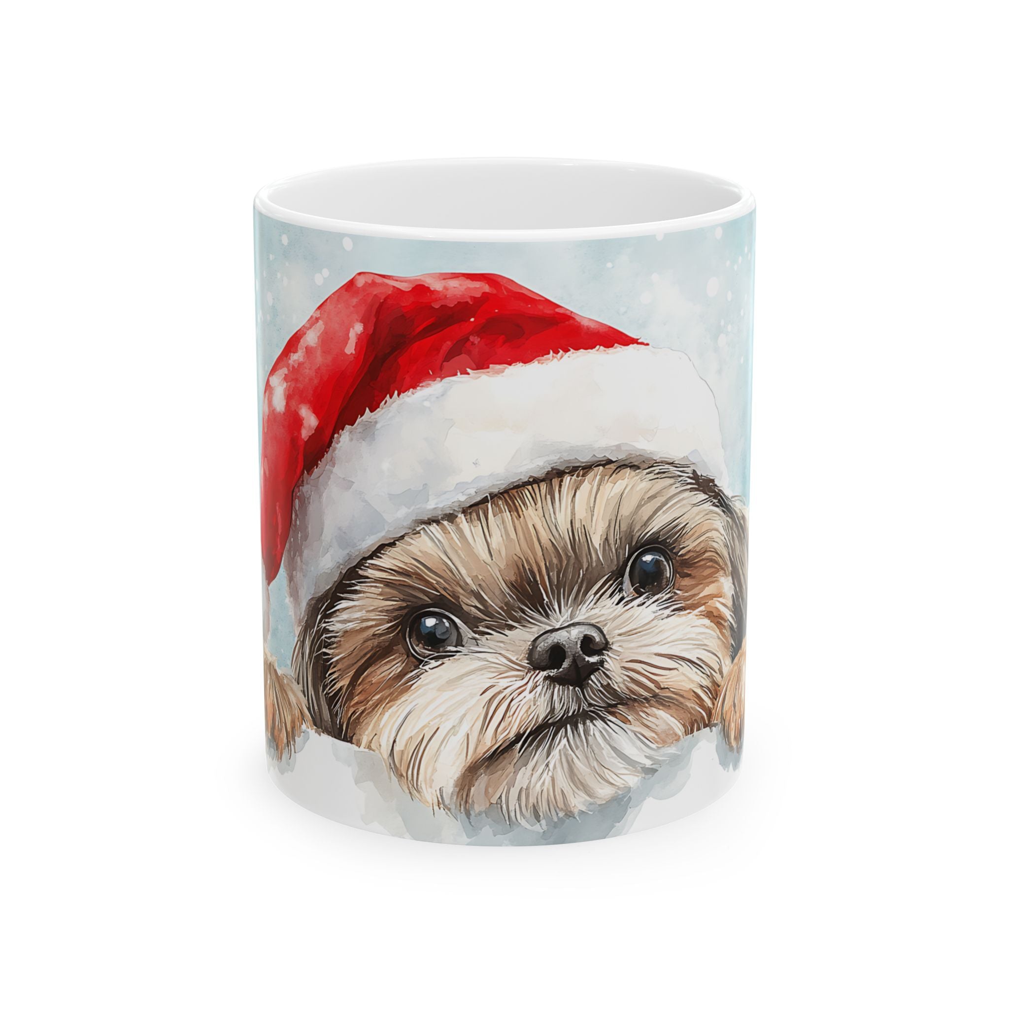 Shih Tzu Santa Mug - Christmas Dog