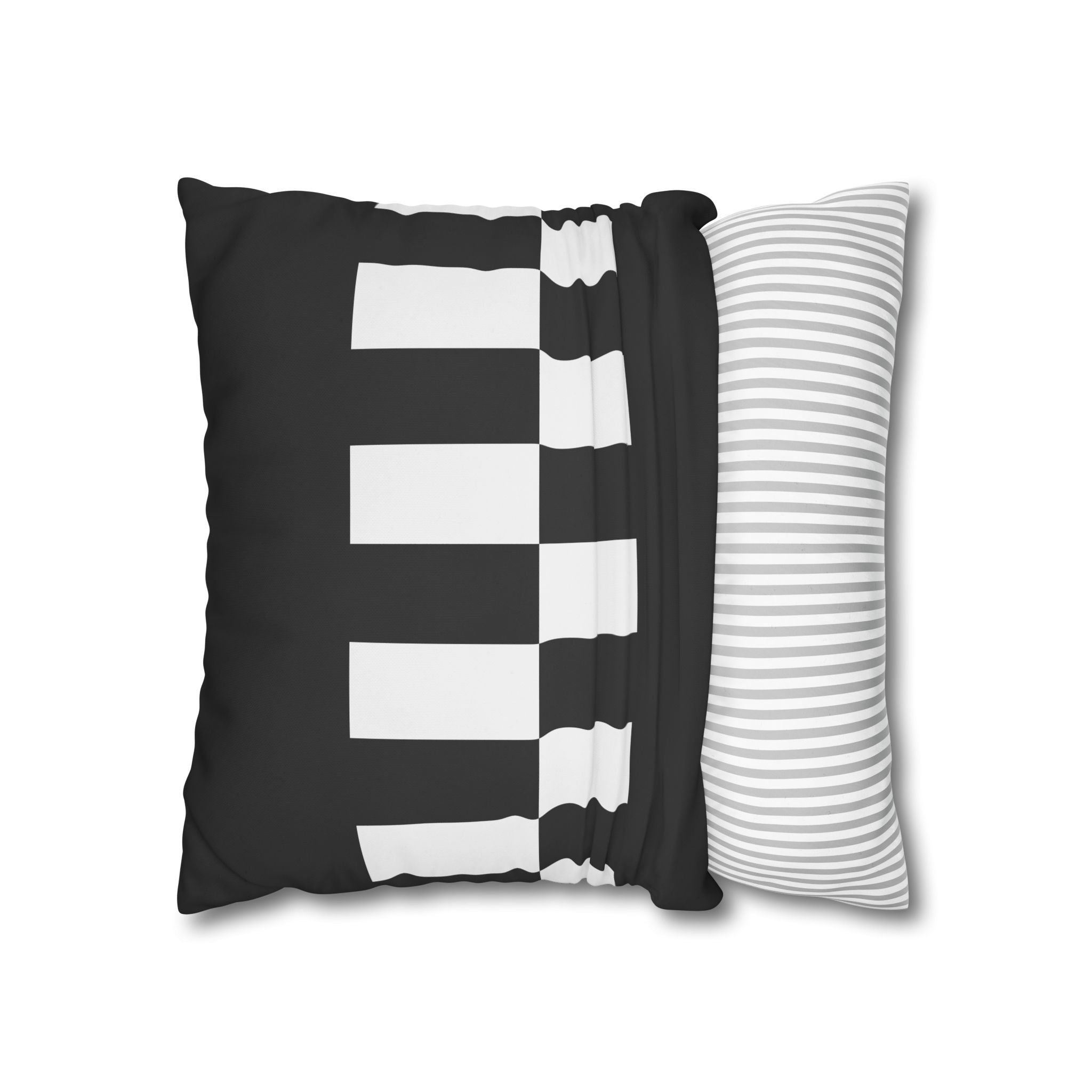 Black & White Checkered Pillowcase