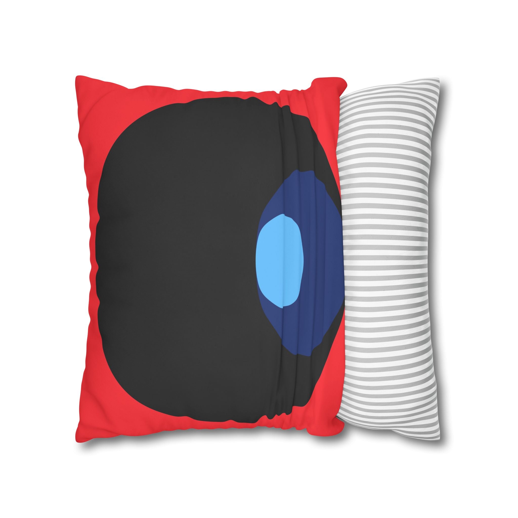 Abstract Circles Red Pillowcase