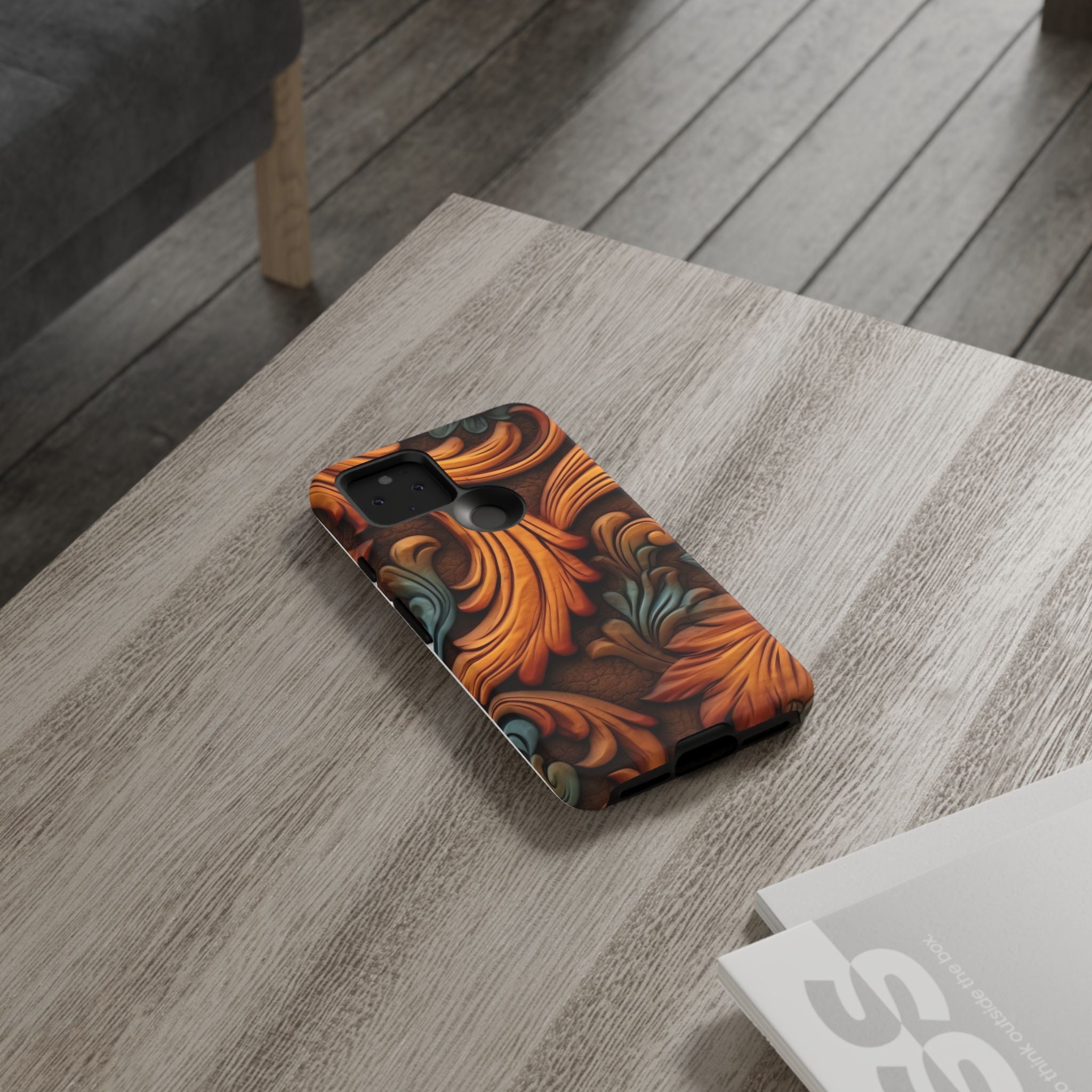 Baroque Copper Google Pixel Case (All Models) - Luxury Design