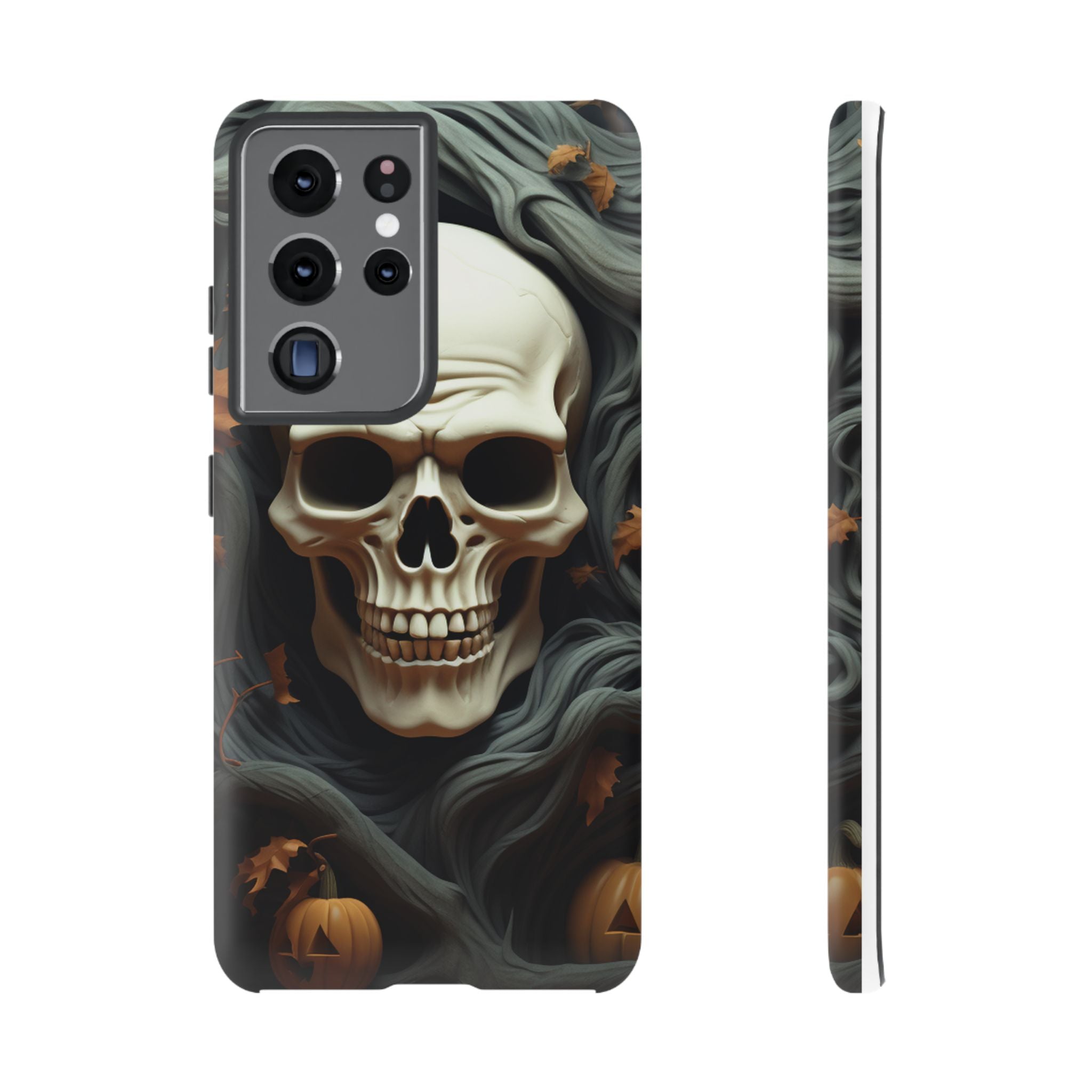 Spooky Skull Samsung Case: Halloween Edition