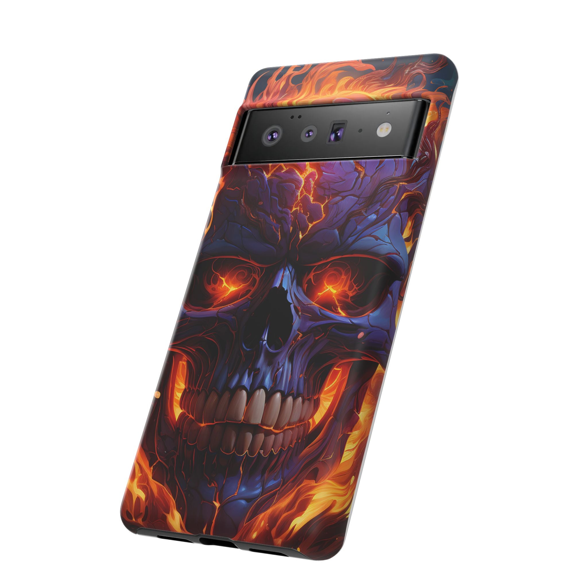 Fiery Skull Google Pixel Case (All Models)