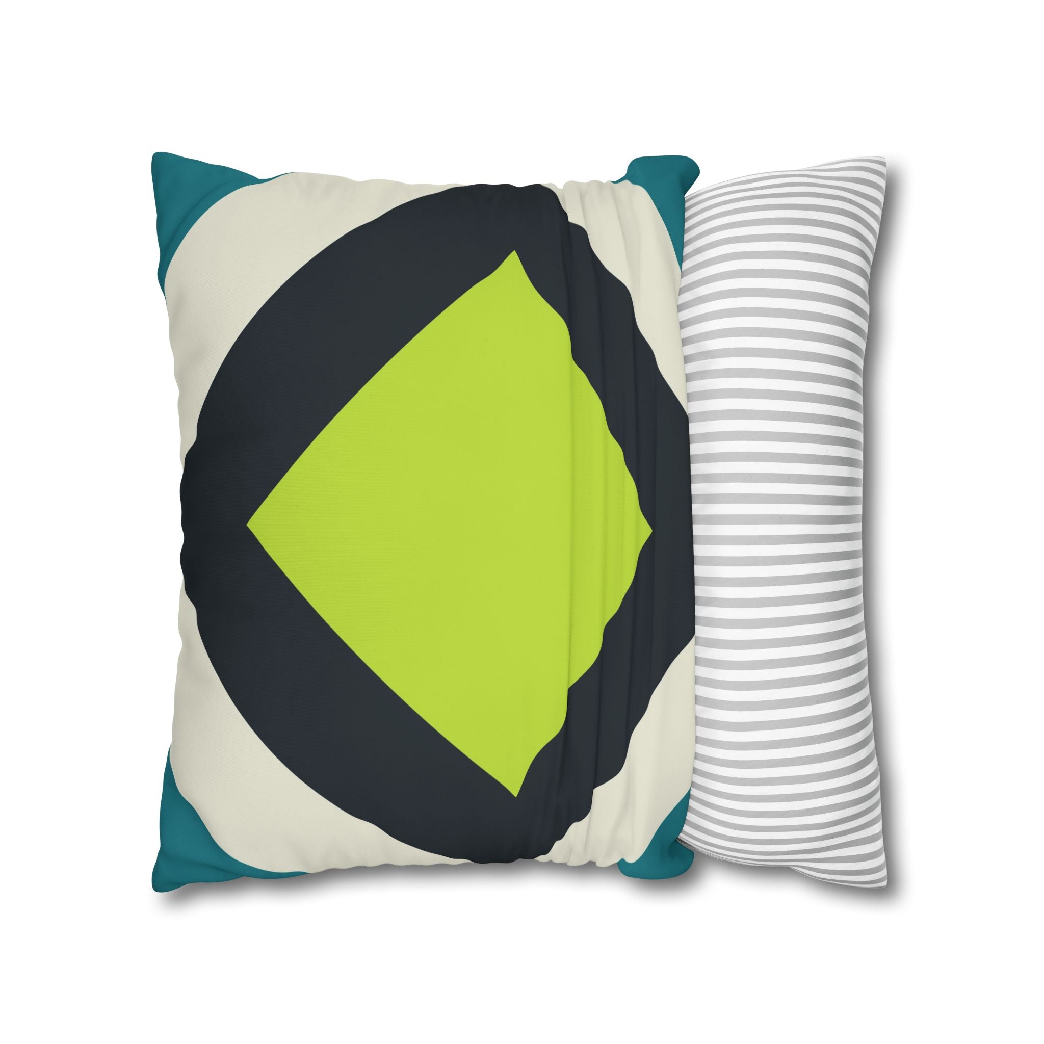 Geometric Diamond Pillowcase - Modern Art