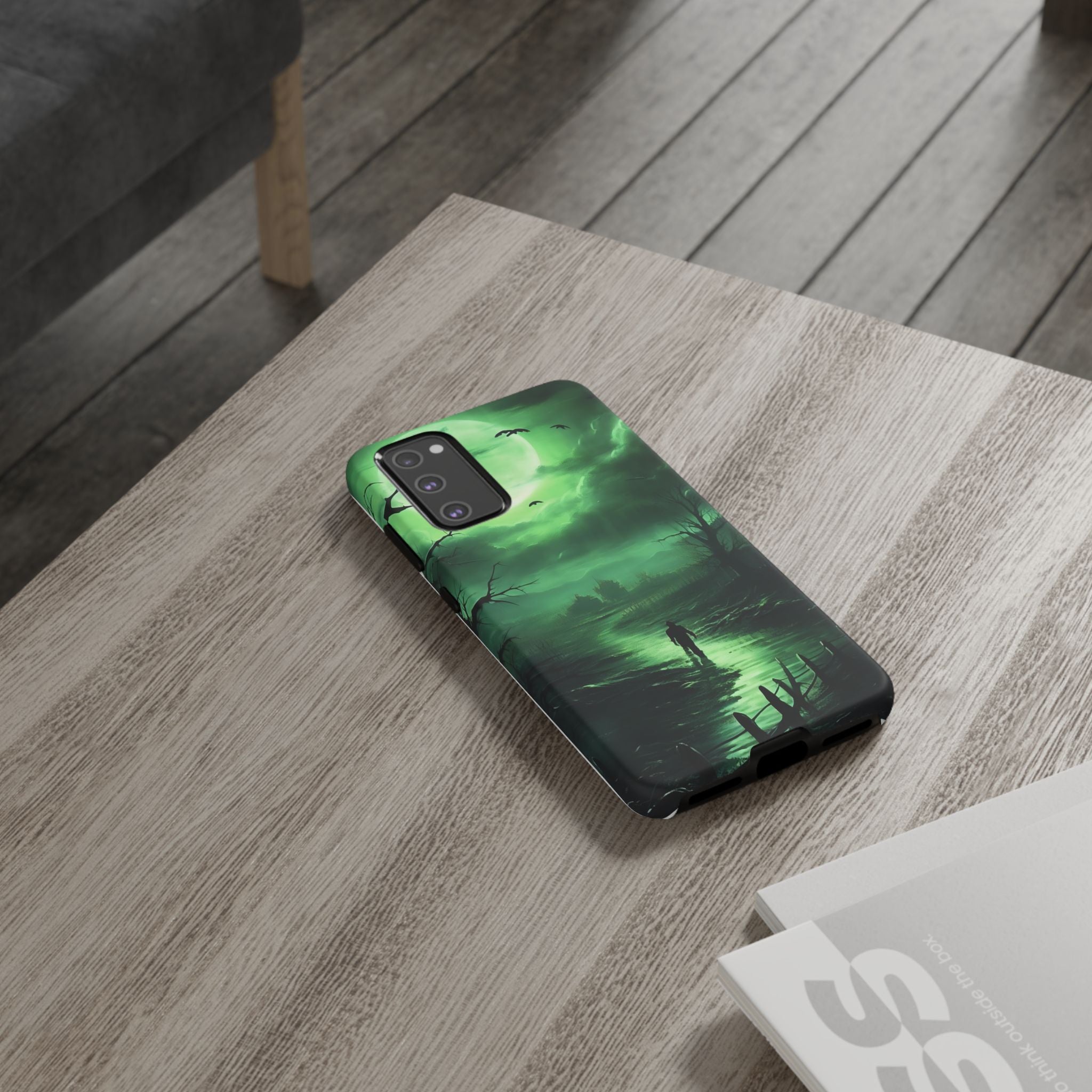 Eerie Swamp Moon Samsung Case