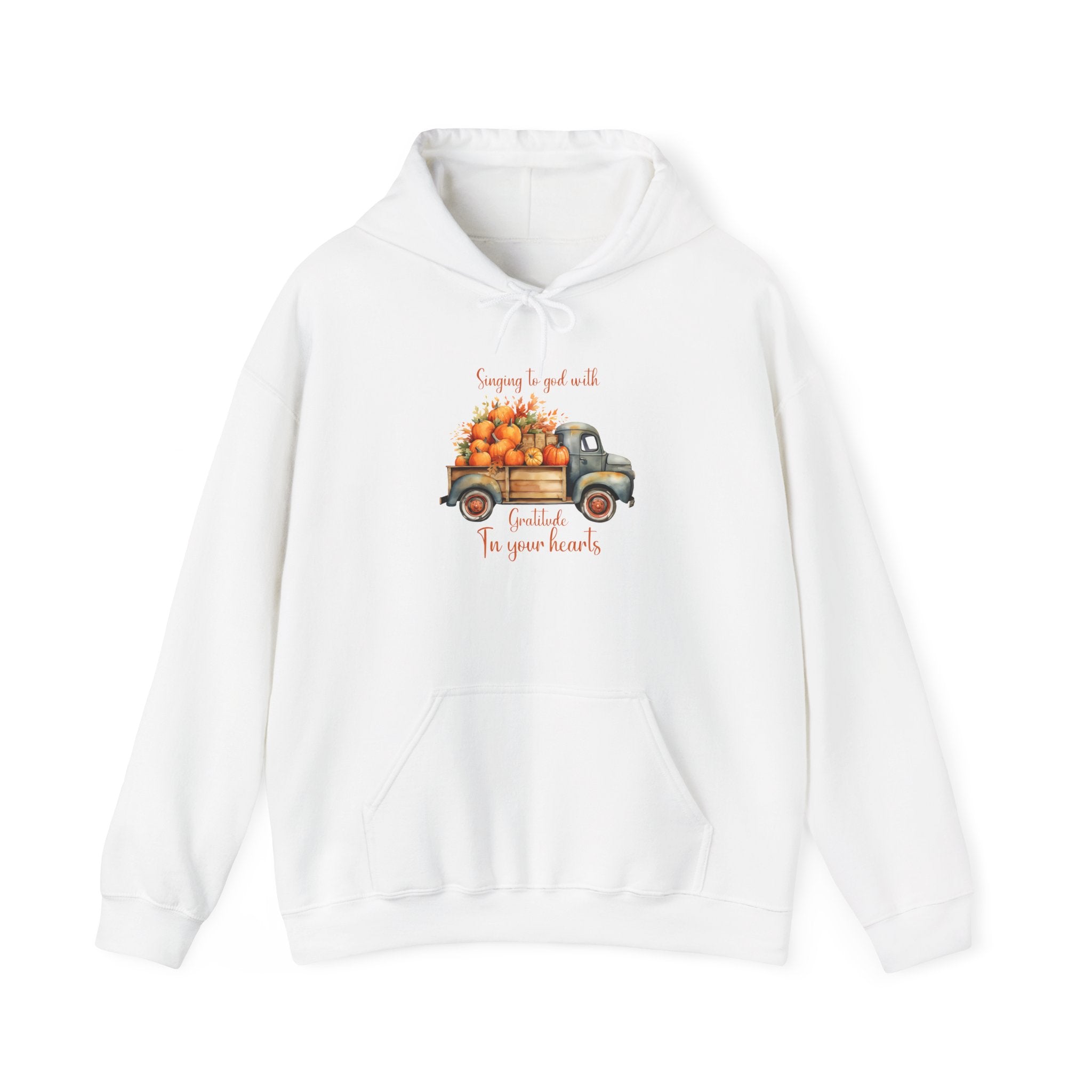 Harvest Truck Thanksgiving Hoodie