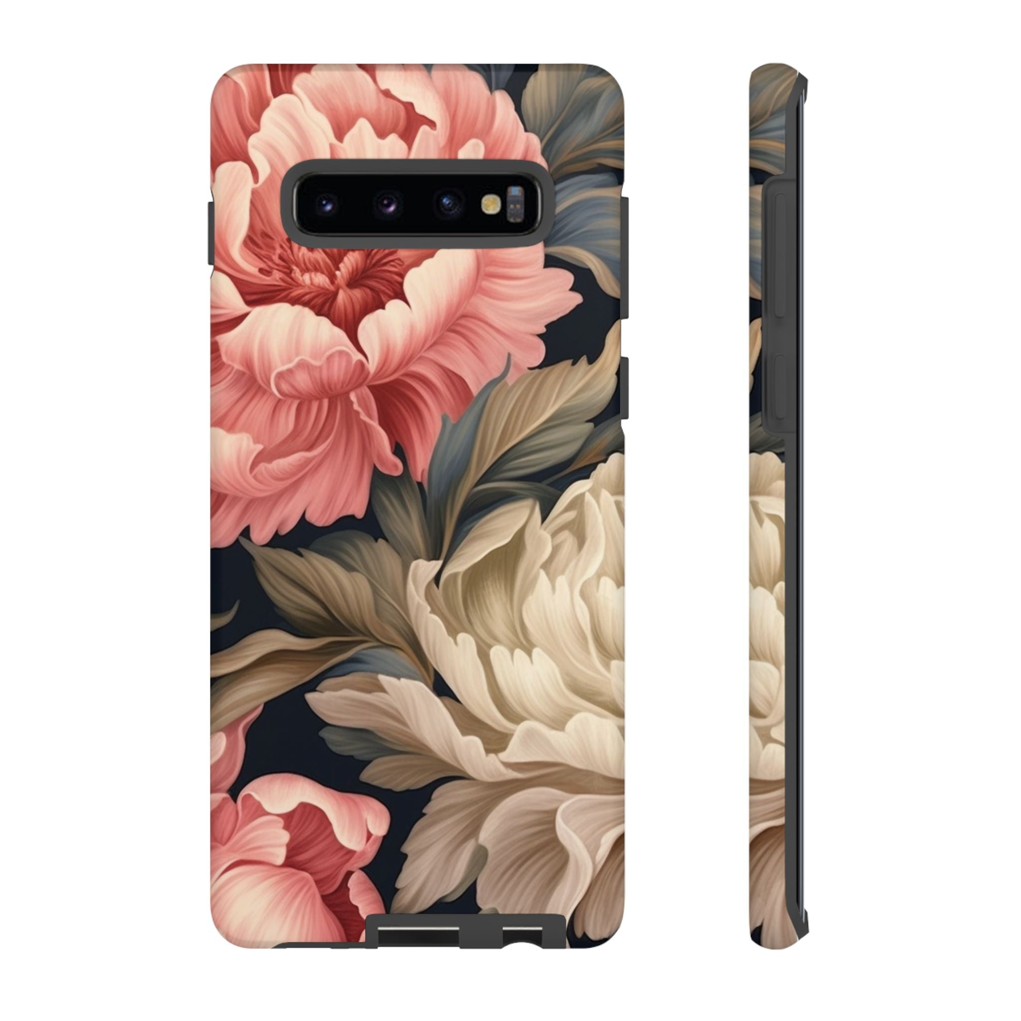 Blush Peony Floral Samsung Phone Case