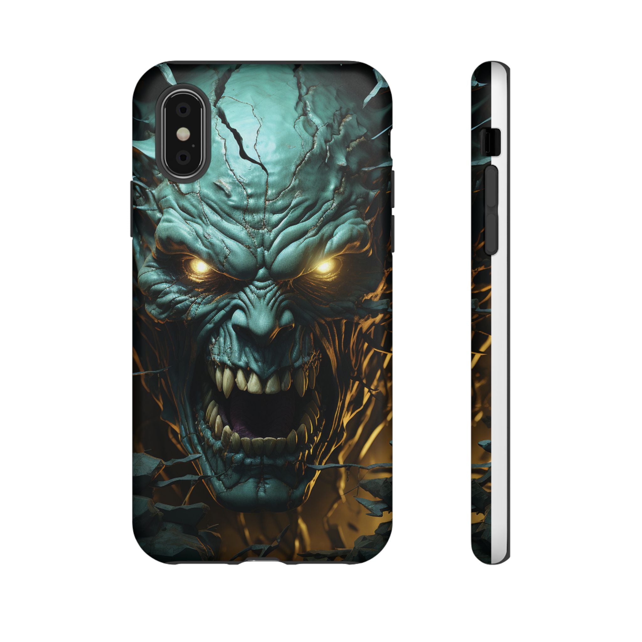 Monstrous Roar Hexagon Stone iPhone Case