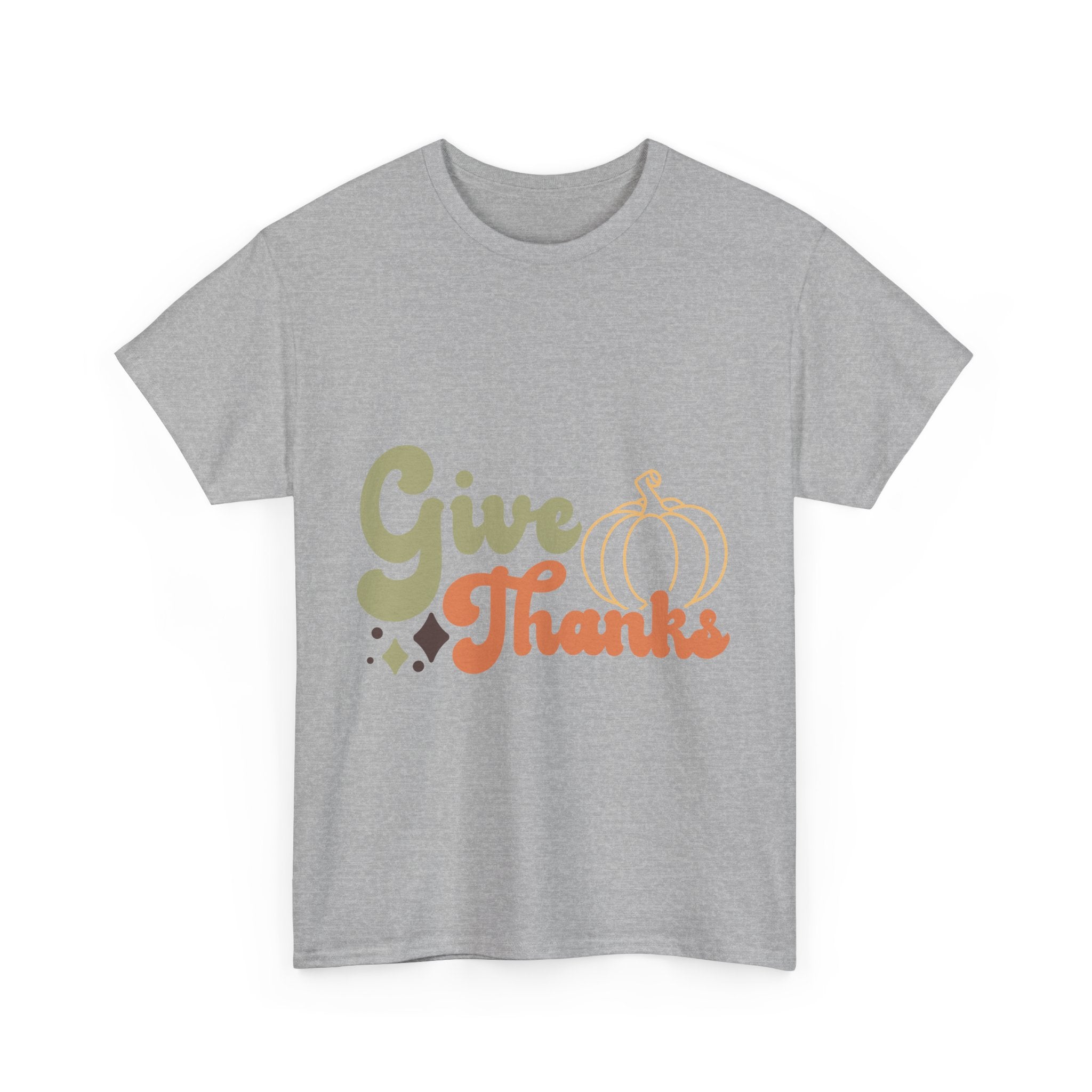 Give Thanks Retro Thanksgiving T-Shirt