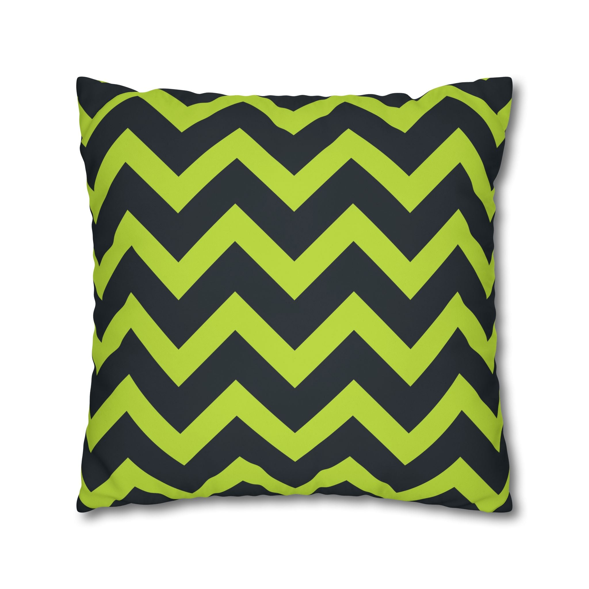 Teal & Lime Zigzag Chevron Pillowcase