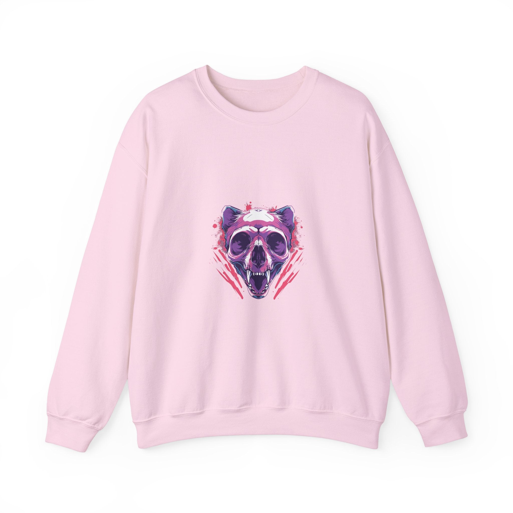 Purple Skull Sweatshirt: Edgy & Bold