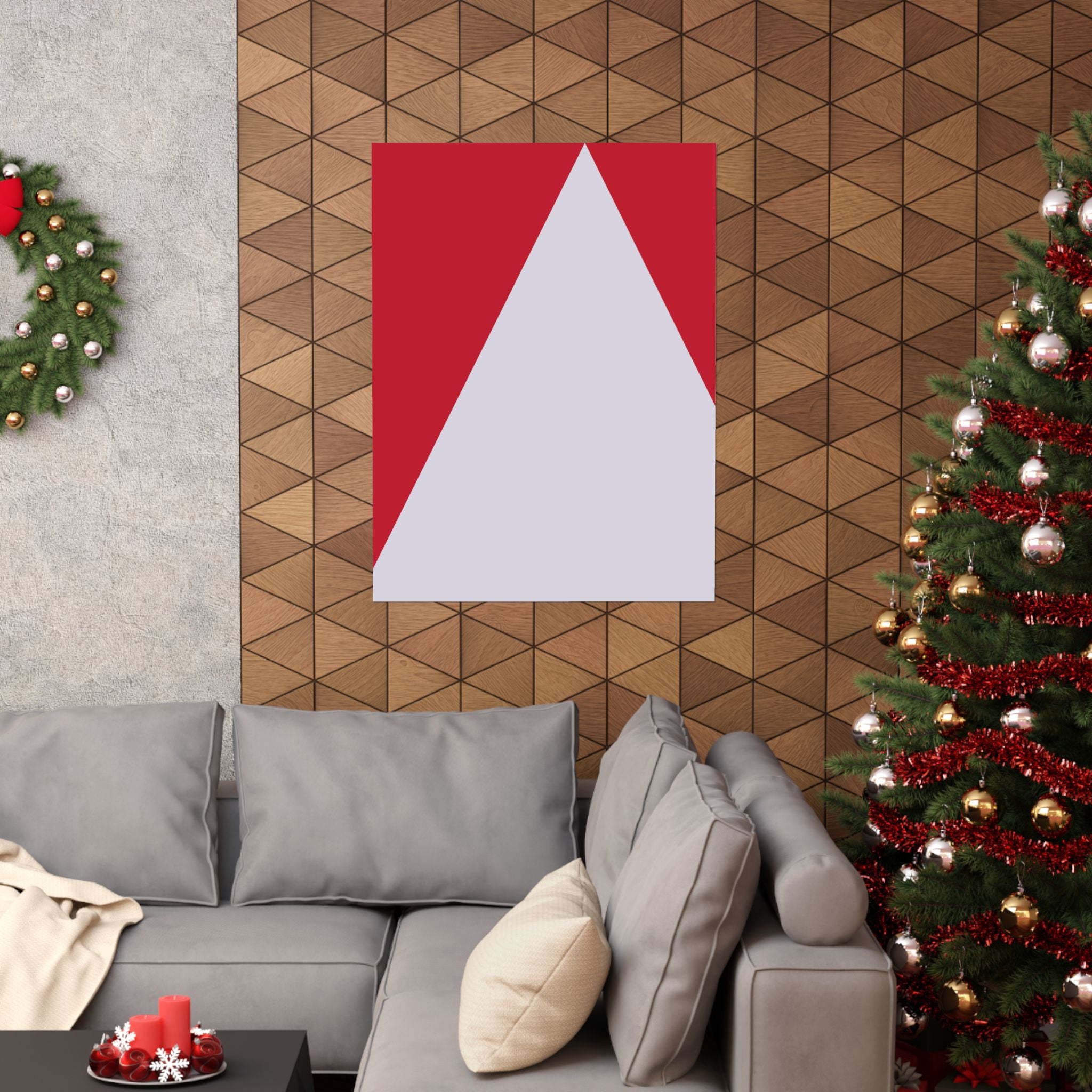 Geometric Triangle Wall Art Poster