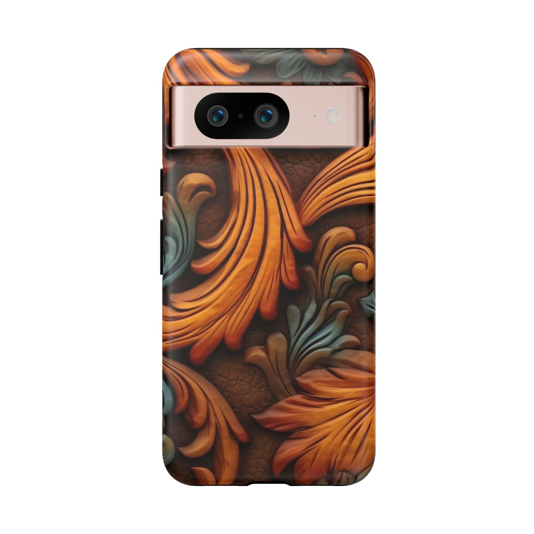 Baroque Copper Google Pixel Case (All Models) - Luxury Design