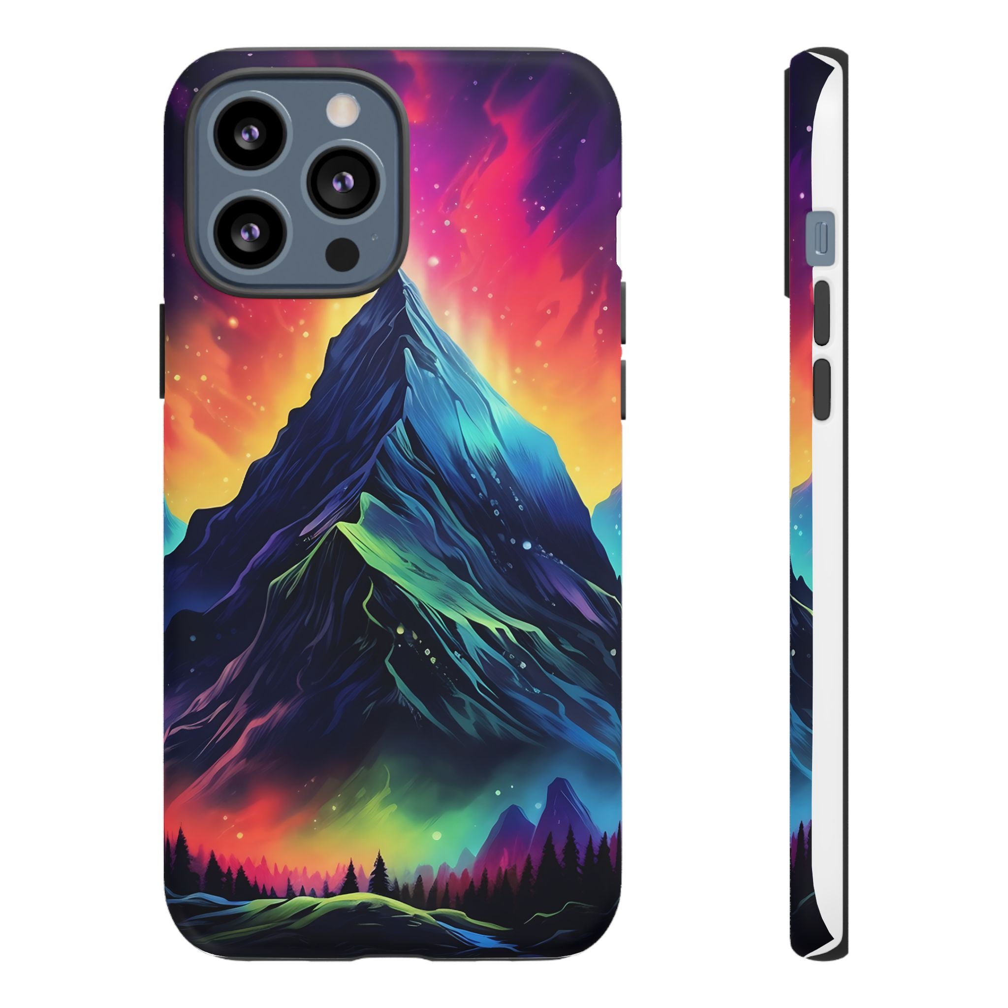 Cosmic Mountain iPhone Case - Hexagon Stone